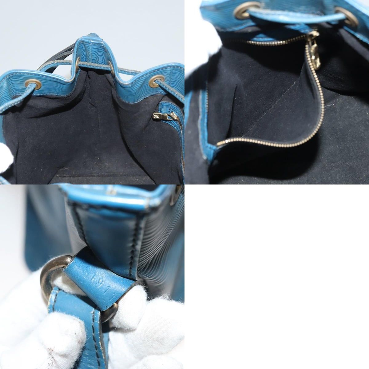 Louis Vuitton LOUIS VUITTON Epi Petit Noe Shoulder Bag Blue M44105 Size ONE SIZE - 12 Thumbnail