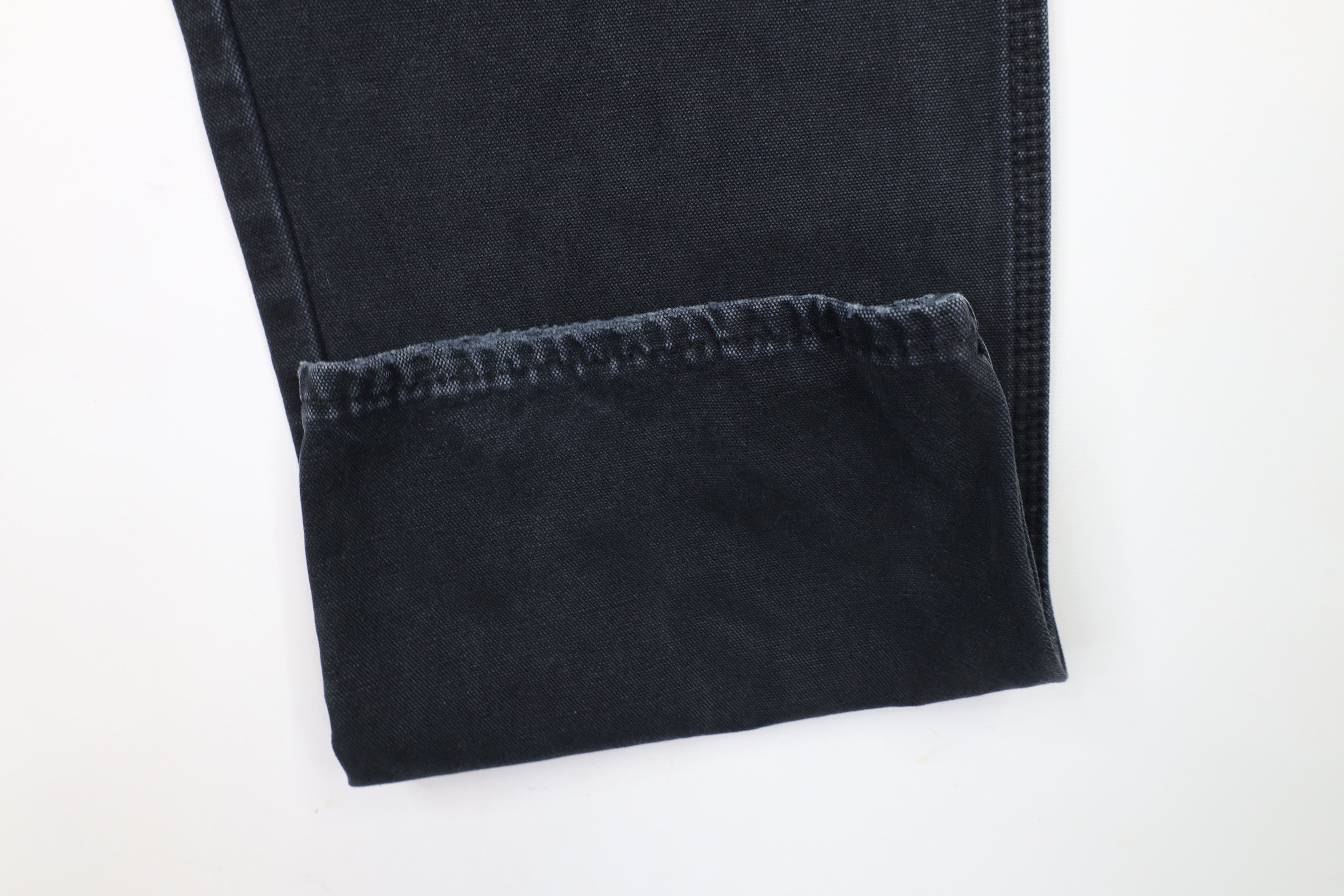 Dickies × Vintage Vintage Dickies Spell Wide Leg Canvas Dungaree Pants Black Size US 33 - 6 Thumbnail