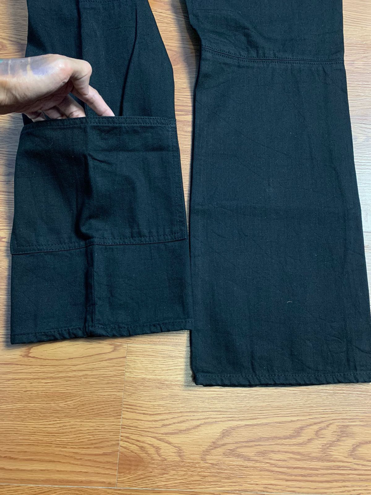 Yohji Yamamoto Yohji Yamamoto Pour Homme Black Denim Size US 30 / EU 46 - 10 Thumbnail