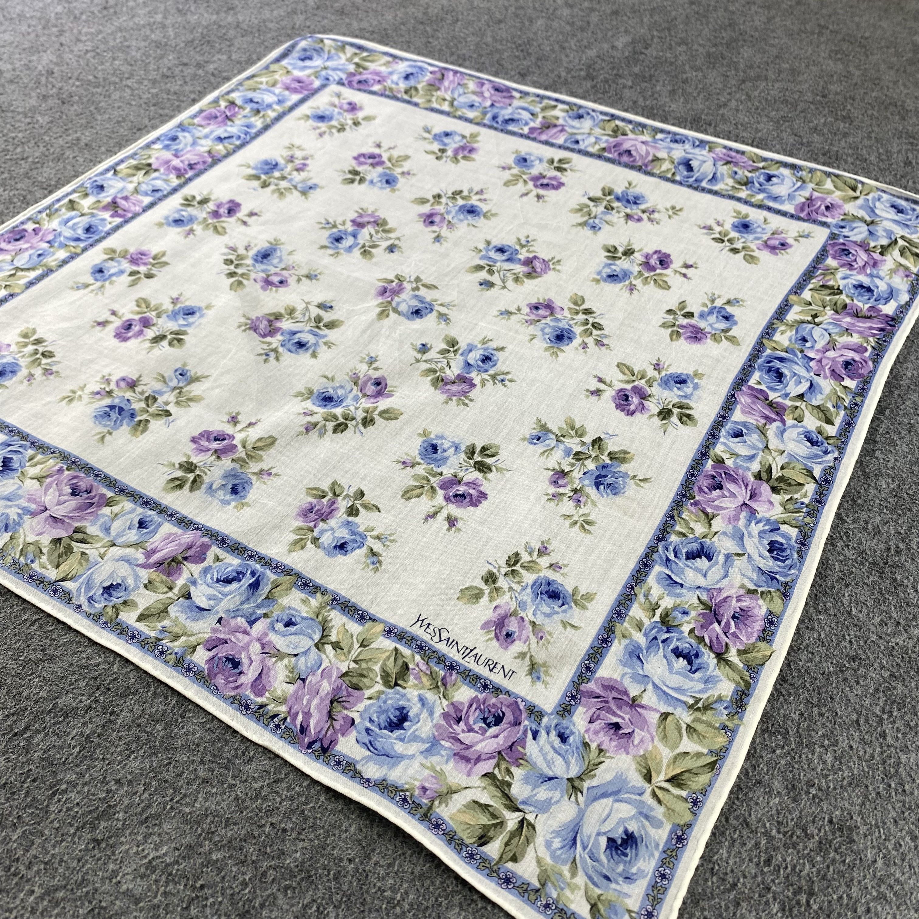Vintage × Yves Saint Laurent Yves Saint Laurent Handkerchief/Neckerchief/Bandana HC771 Size ONE SIZE - 2 Thumbnail