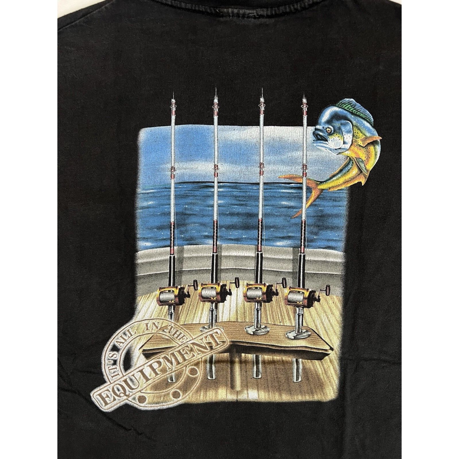 Other Vintage Newport Blue Fishing T-Shirt Size XL Size US XL / EU 56 / 4 - 8 Thumbnail