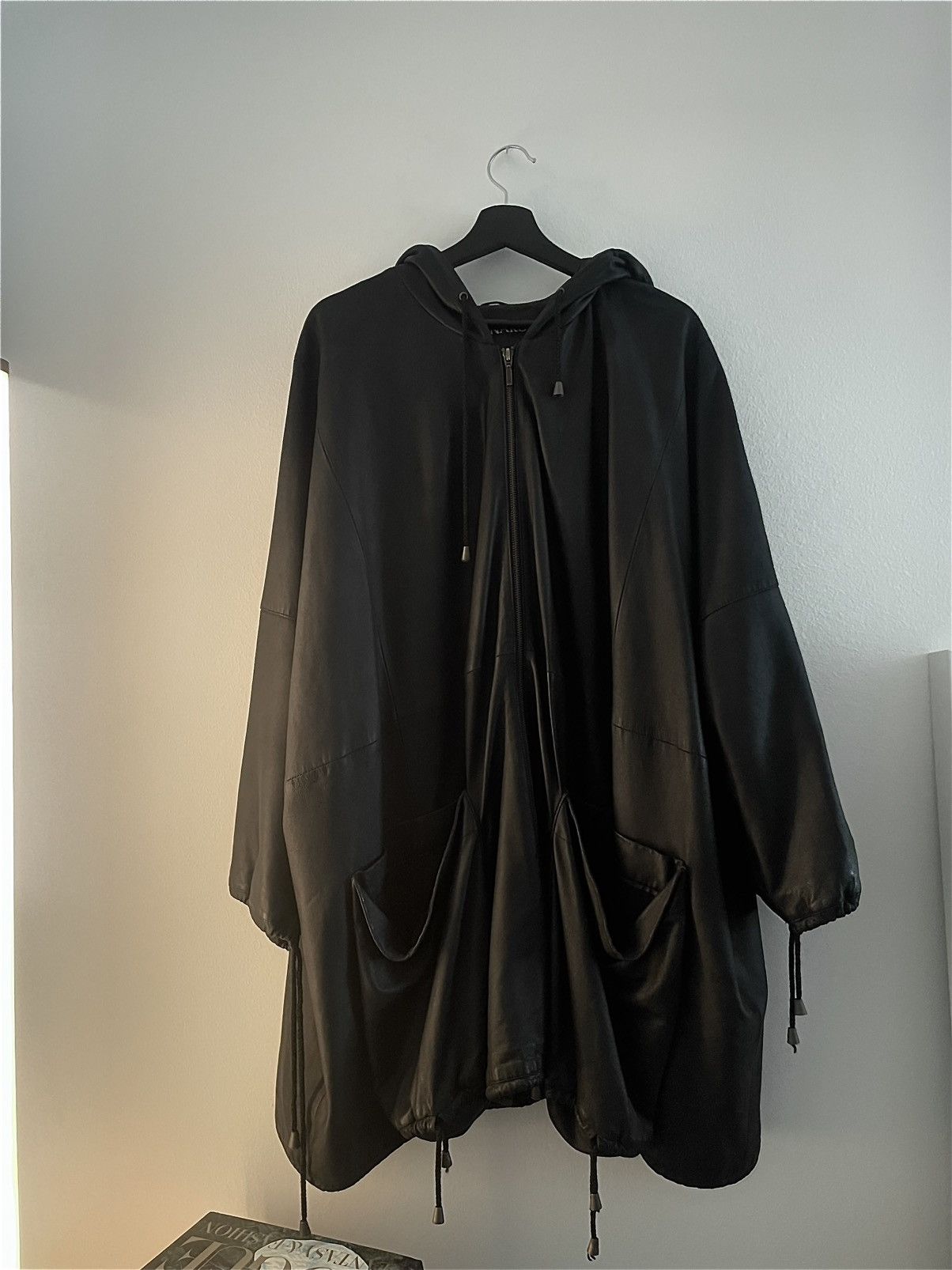 Other S’egnaro Full Leather Hooded Raincoat Size US XL / EU 56 / 4 - 2 Thumbnail