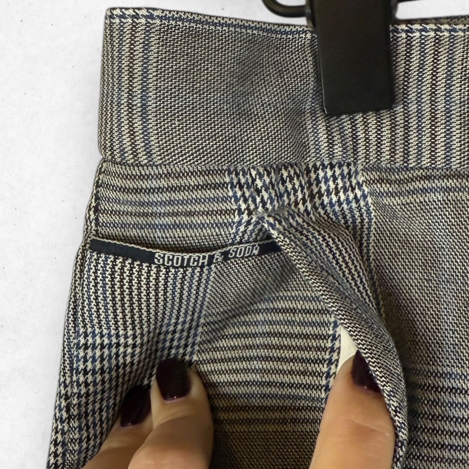 Scotch & Soda Scotch & Soda Men's Size W29/L32 Plaid Trousers Mott-Classic Size US 29 - 5 Thumbnail