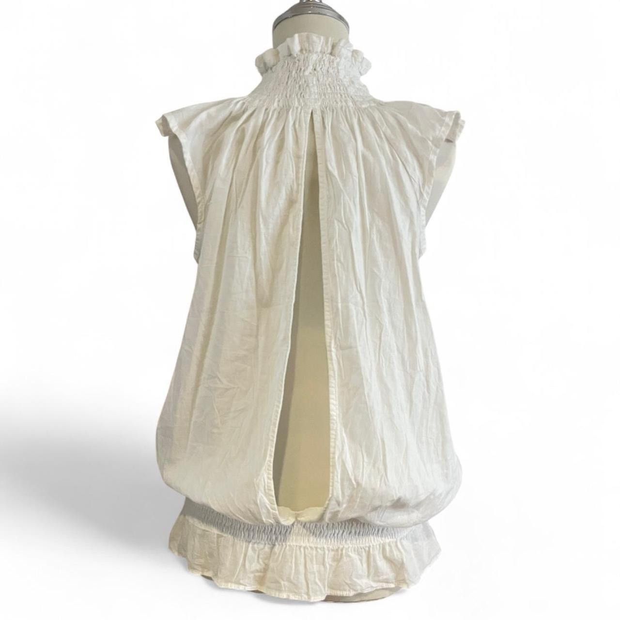 Other y2k romantic coquette white blouse with open back detail🌹 Size S / US 4 / IT 40 - 2 Thumbnail