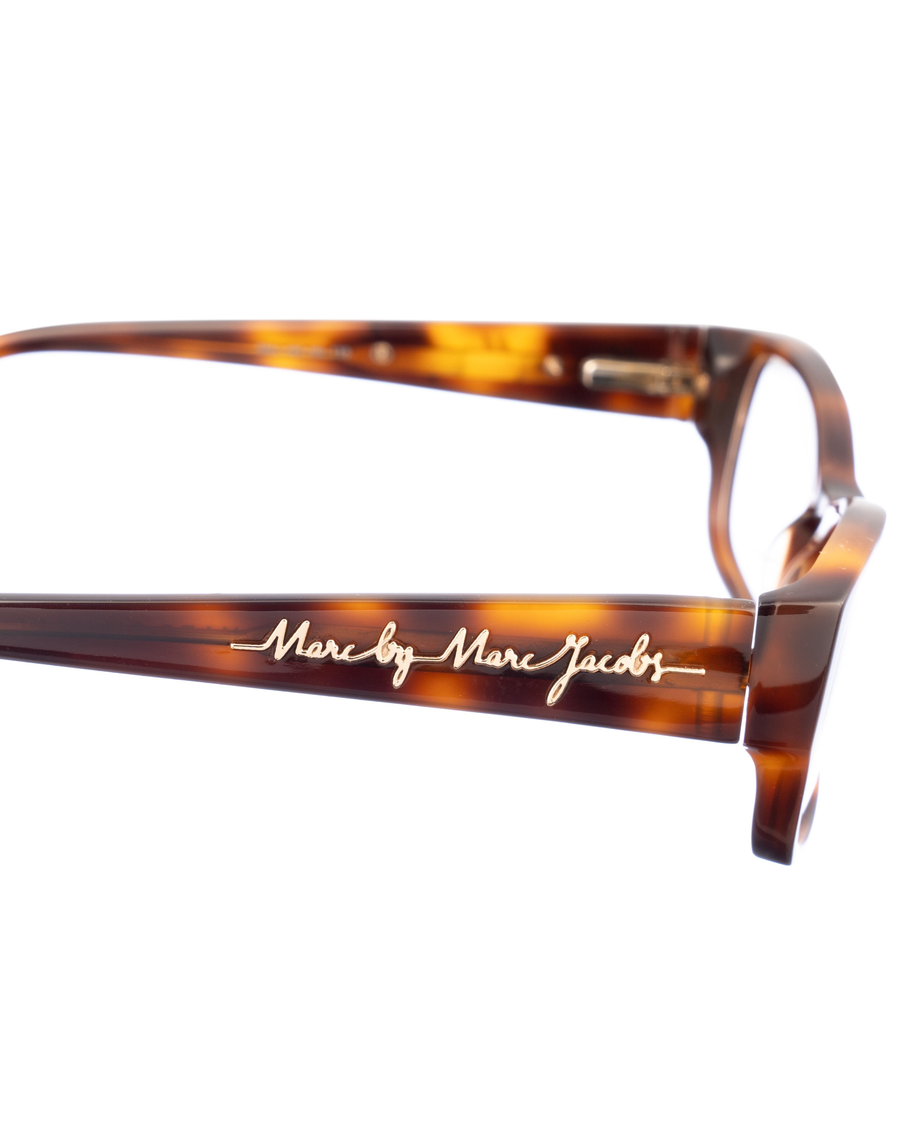 Marc by Marc Jacobs Marc by Marc Jacobs 00s Havana Brown Plastic Glasses Size ONE SIZE - 3 Thumbnail