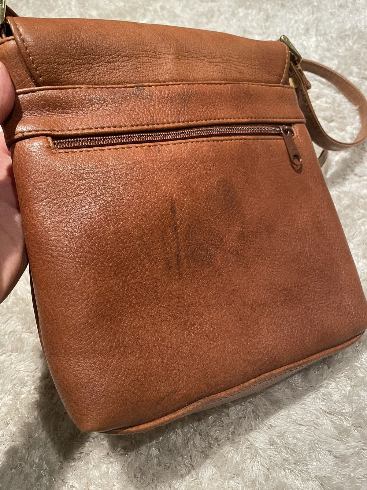 Vintage 🔥 Italian Leather Shoulder Bag Brown Size ONE SIZE - 7 Thumbnail