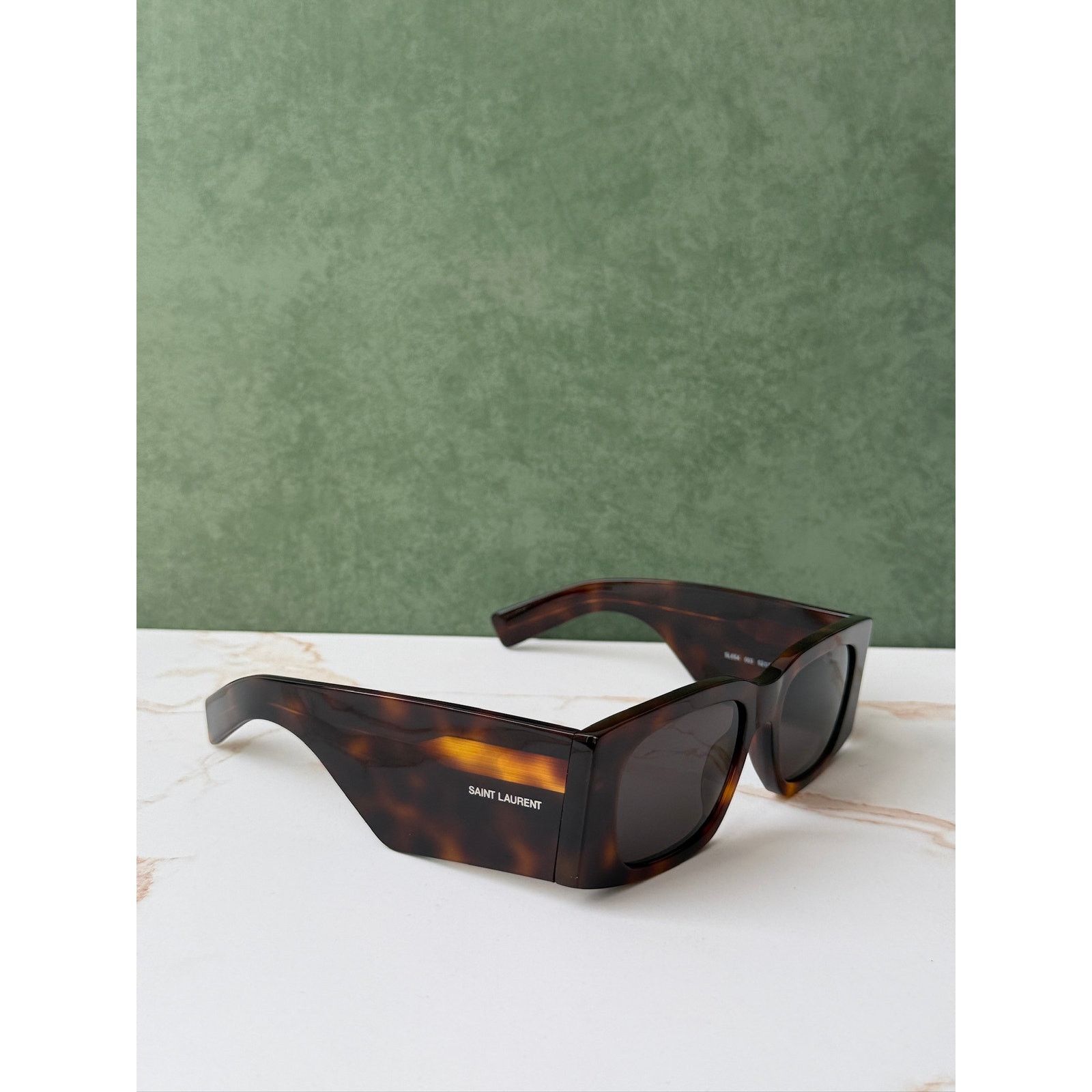 Saint Laurent Paris NEW Saint Laurent SL654 Sunglasses in Havana Brown $545 Size ONE SIZE - 6 Thumbnail