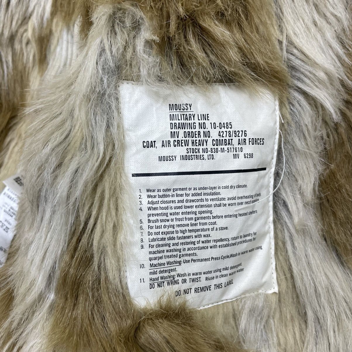 Le Grande Bleu (L.G.B.) 💥Vintage Japanese Brand Moussy Parka Faux Fur Jacket Size M / US 6-8 / IT 42-44 - 5 Thumbnail