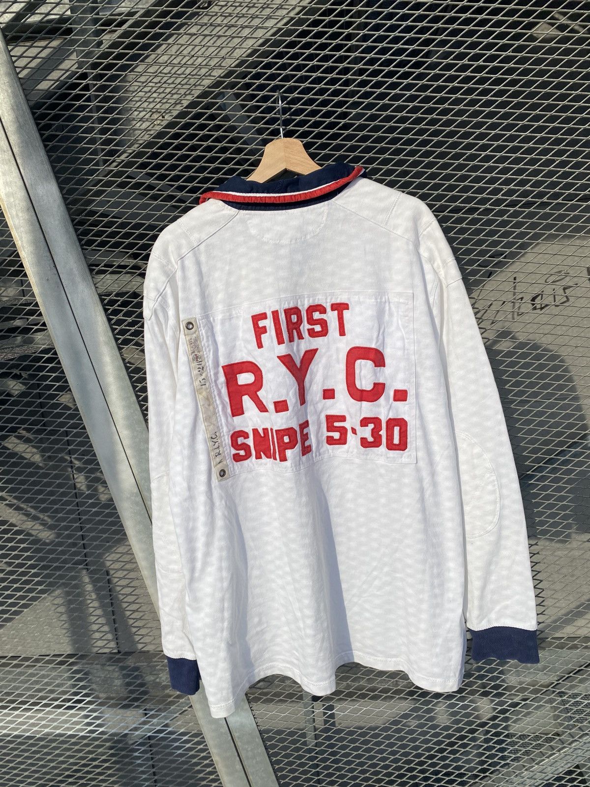Polo Ralph Lauren Vintage Polo Ralph Lauren Back Logo Rugby Longsleeve Size US XXL / EU 58 / 5 - 9 Thumbnail