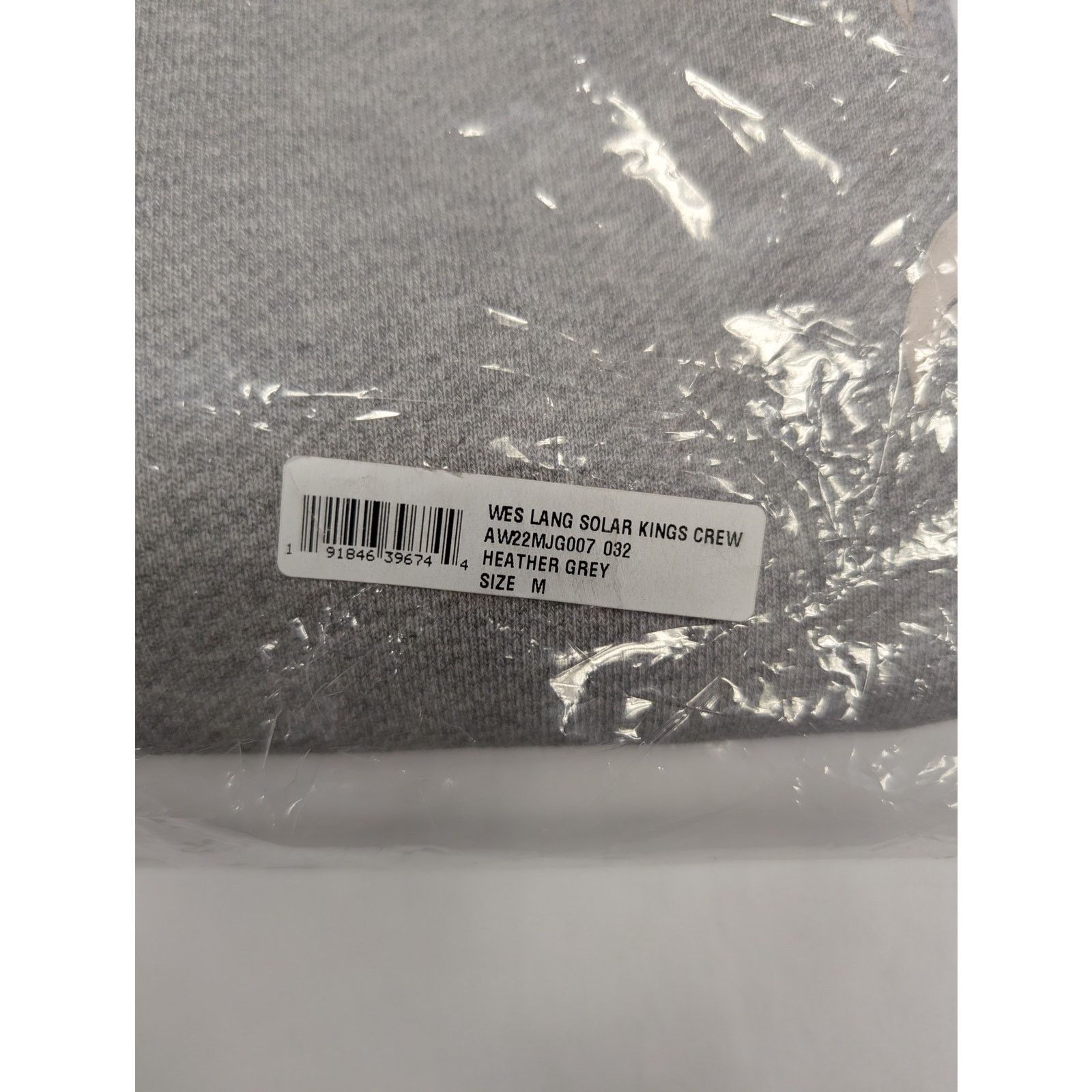 Amiri o1rshd1 Wes Lang Solar Kings Crewneck Sweatshirt in Grey Size US M / EU 48-50 / 2 - 24 Thumbnail