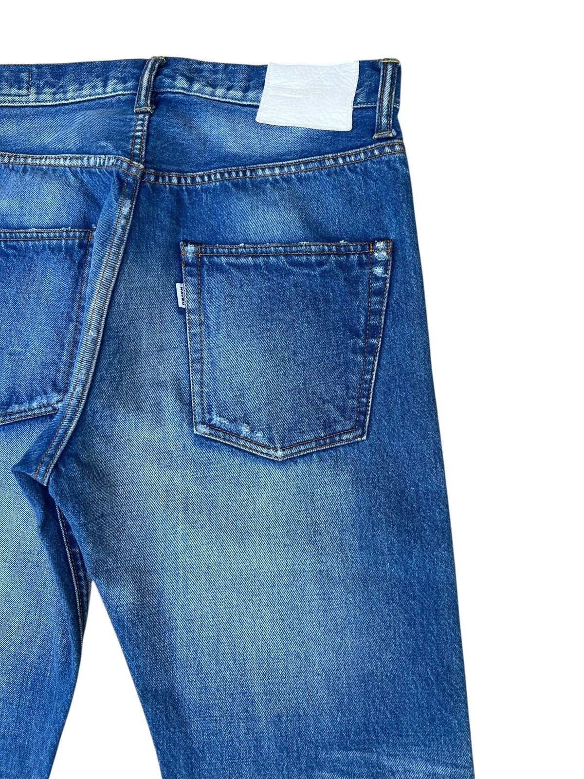 Fabric Brand & Co. HAVEN MFG Japan Blue Denim Selvedge Jeans Size US 31 - 18 Thumbnail