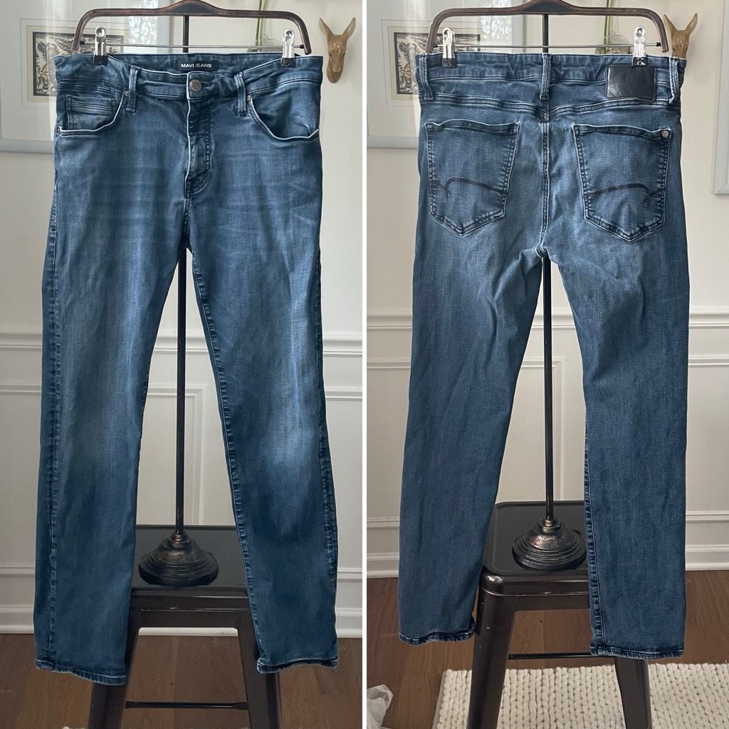 Mavi Mavi Slim Straight Men’s Jeans 34 x 31 Size US 34 / EU 50 - 1 Thumbnail