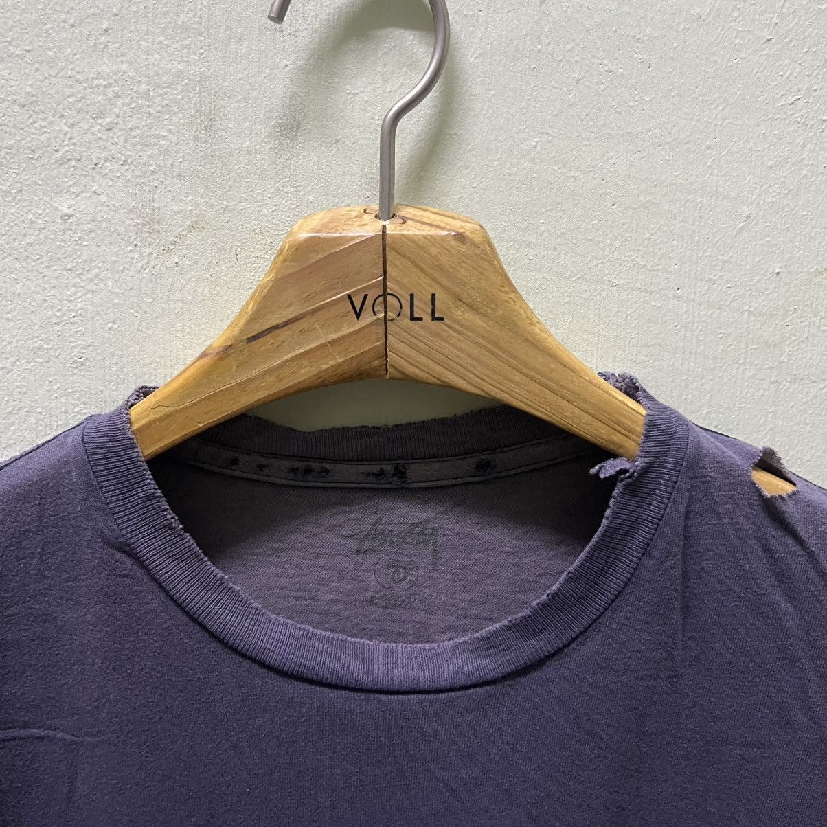 Stussy Rare Distressed Stussy X David Shrigley Tees Size US S / EU 44-46 / 1 - 7 Thumbnail