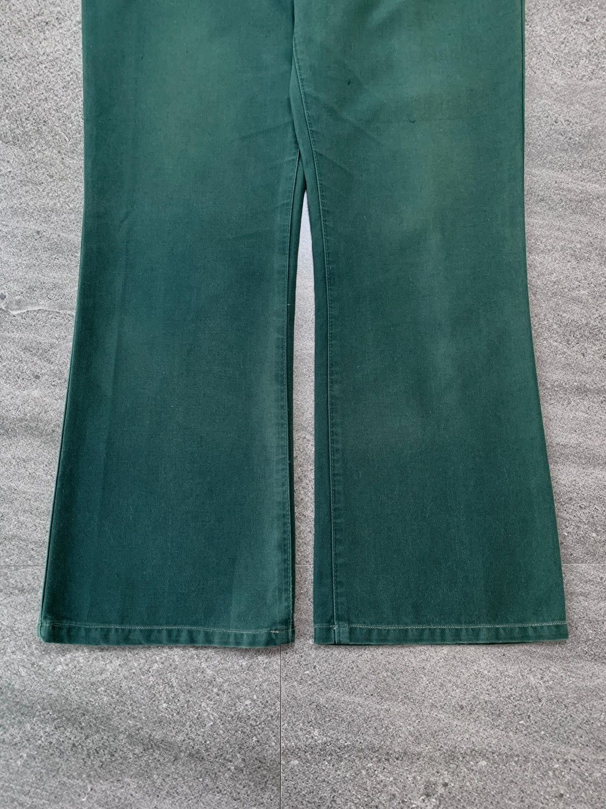 Junya Watanabe FREE TAX! 2000s Dark Green Flared Pants Size US 32 / EU 48 - 4 Thumbnail
