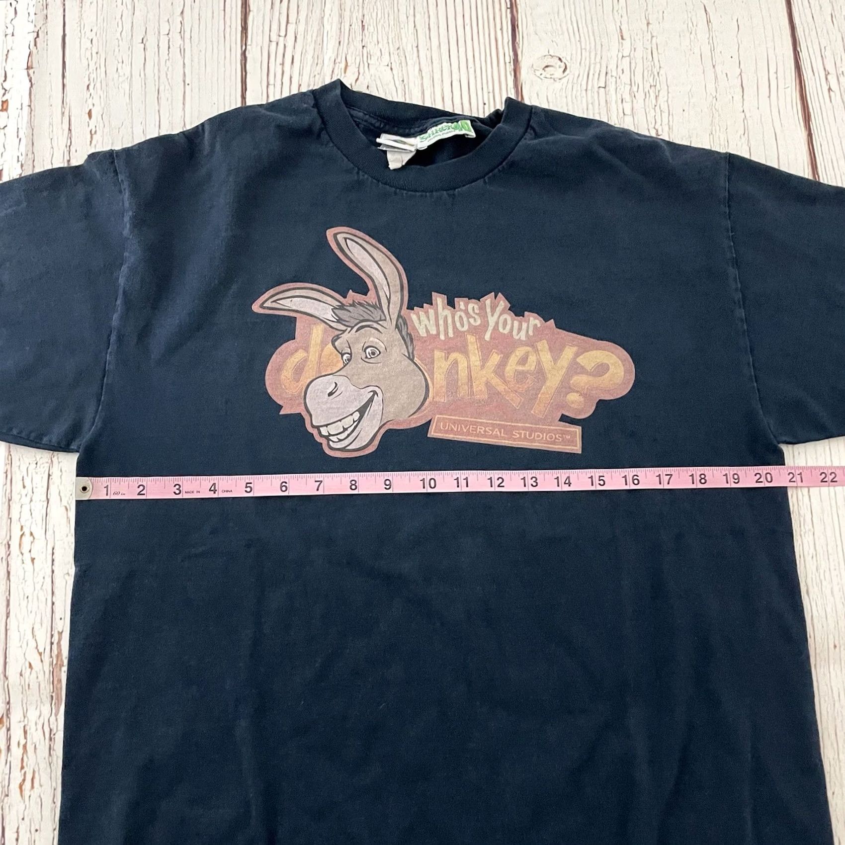 Vintage Shrek Universal Studios T-Shirt Shirt Men Large Blue XS? Size US L / EU 52-54 / 3 - 4 Thumbnail