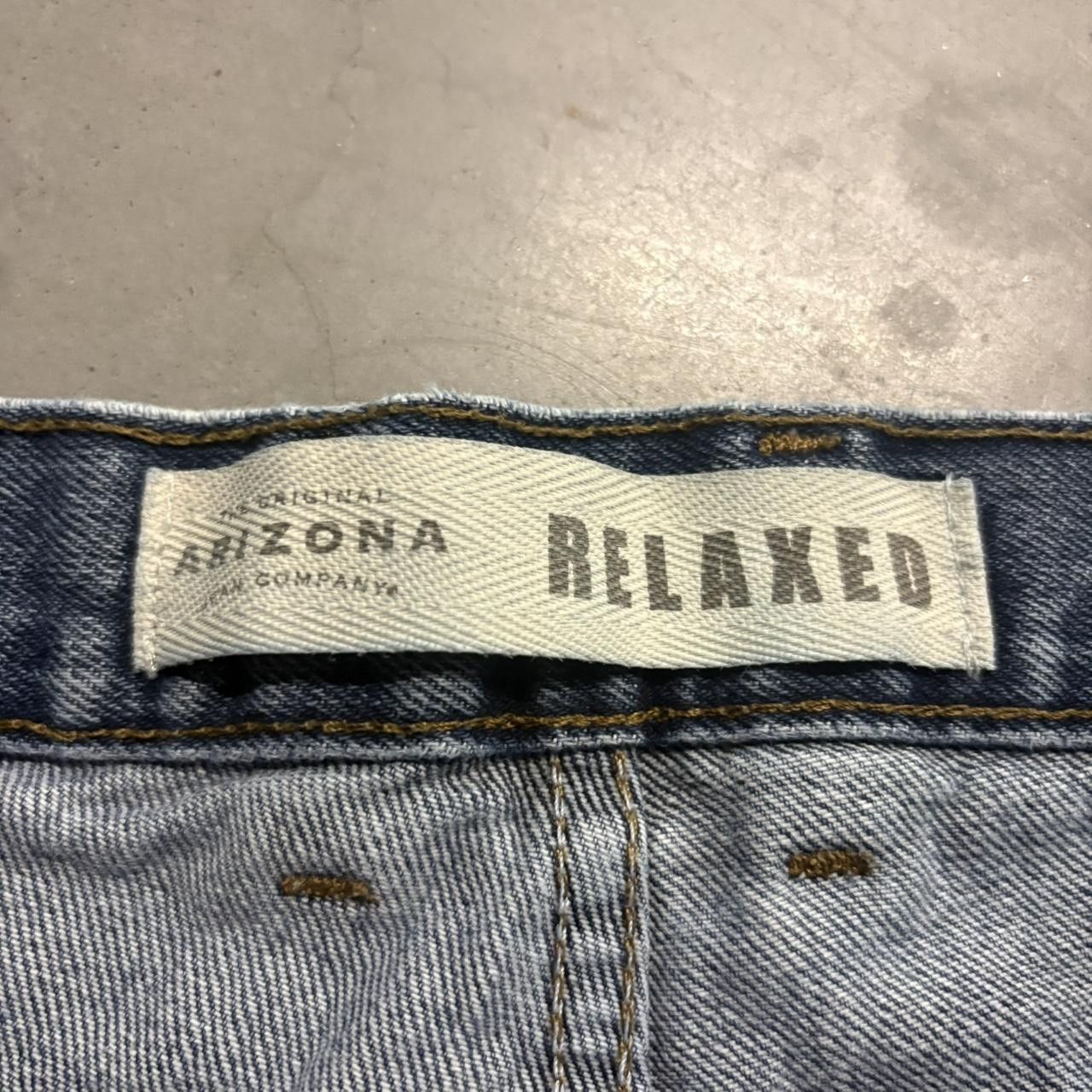 Vintage Crazy Vintage Y2K/2000s Baggy Relaxed Fit Skater Grunge Streetwear Arizona Dark Wash Denim Jeans! Size US 34 / EU 50 - 8 Thumbnail