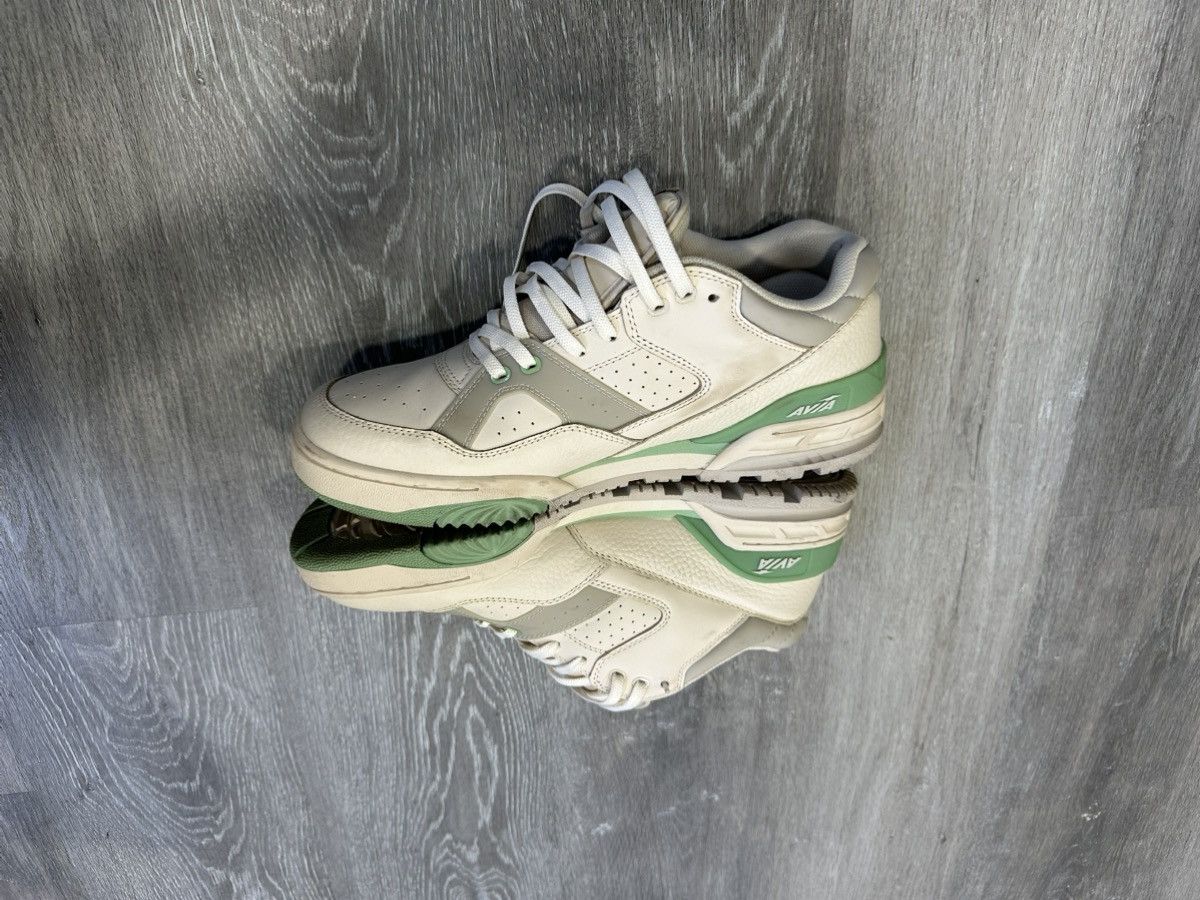 Avia Avia Legacy 855 Low Men White Cream Classic Green Size 12 Size US 12 / EU 45 - 4 Thumbnail