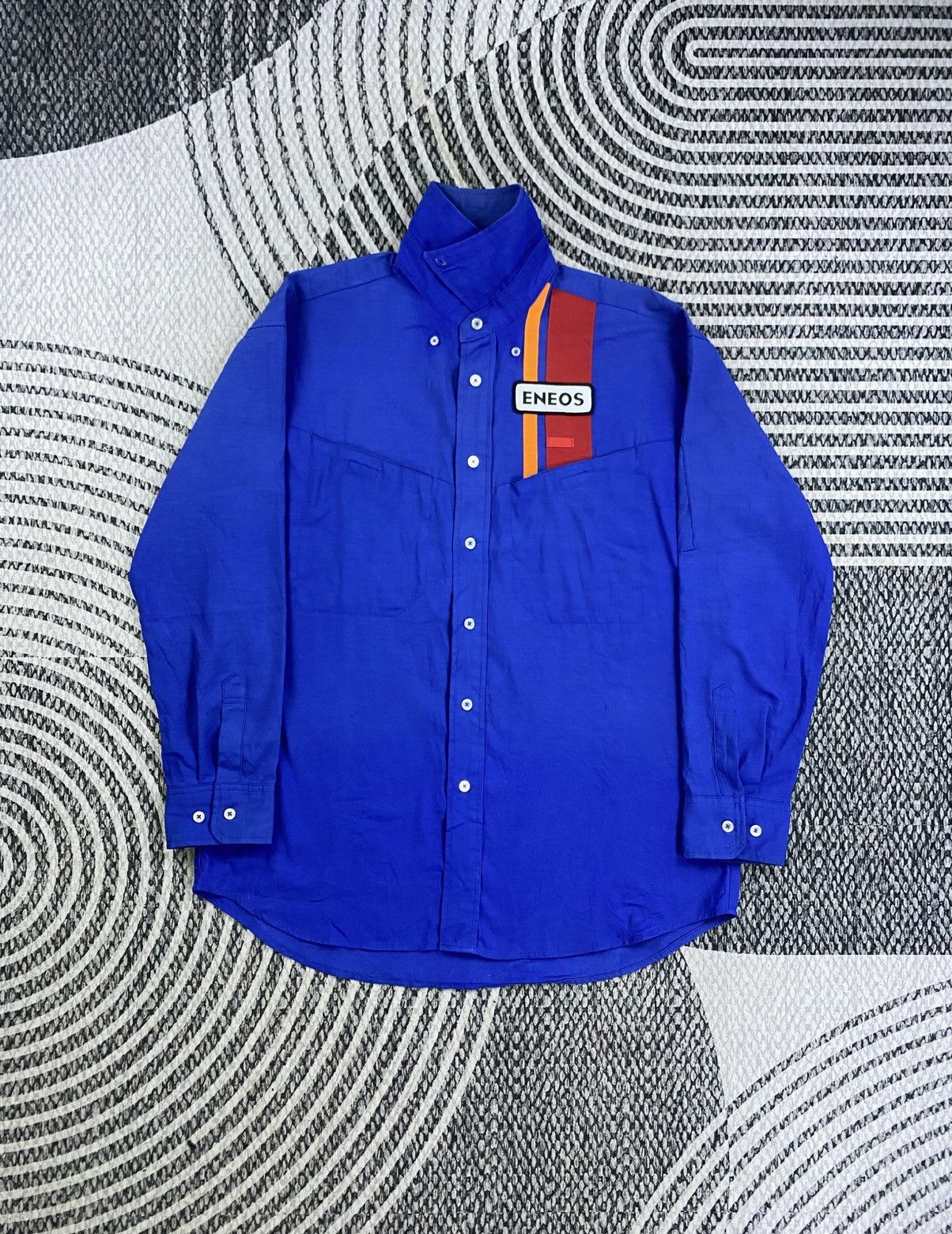 Japanese Brand Vintage ENEOS Racing Button Ups Uniform Size US M / EU 48-50 / 2 - 5 Thumbnail