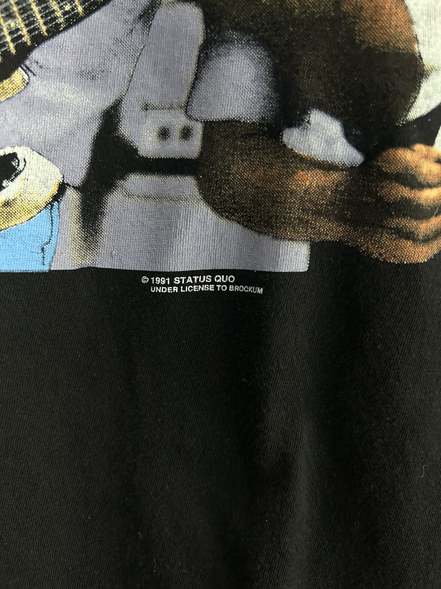 Band Tees Vintage 1992 Status Quo Rock'Til You Rock Band Tour T-shirt Size US M / EU 48-50 / 2 - 8 Thumbnail