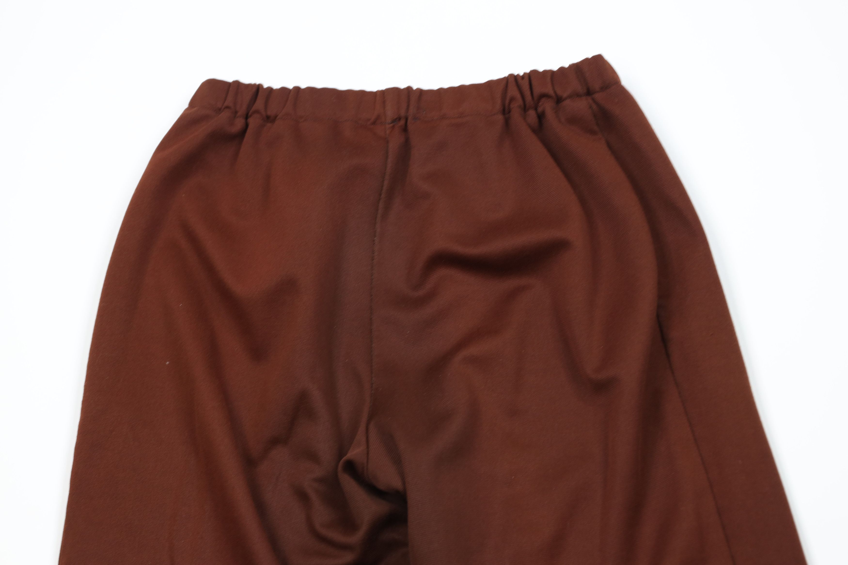 Vintage Vintage 70s Streetwear Knit Bell Bottoms Pants Brown USA Size 38" / US 16 / IT 52 - 10 Thumbnail