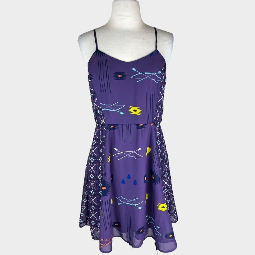 Target Basics Xhilaration | Women's Boho Tribal Sun Dress | Medium Size M / US 6-8 / IT 42-44 - 1 Thumbnail