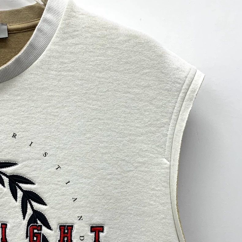 Dior Dior White letter wheat spike embroidery round-neck sleevel Size US S / EU 44-46 / 1 - 3 Thumbnail