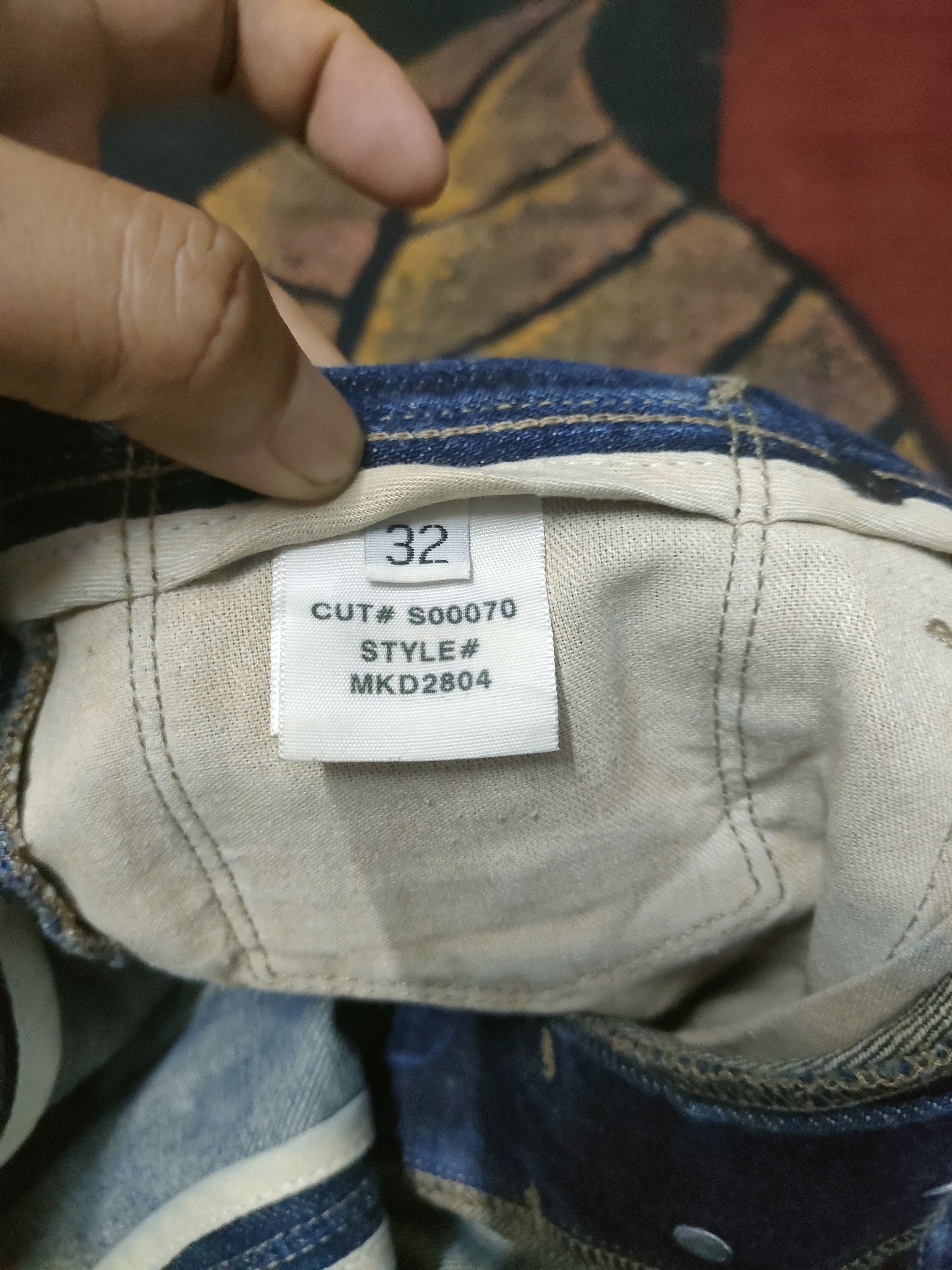 Rick Owens Owens'Slab MKD2804 Selvedge Jeans Size US 34 / EU 50 - 7 Thumbnail