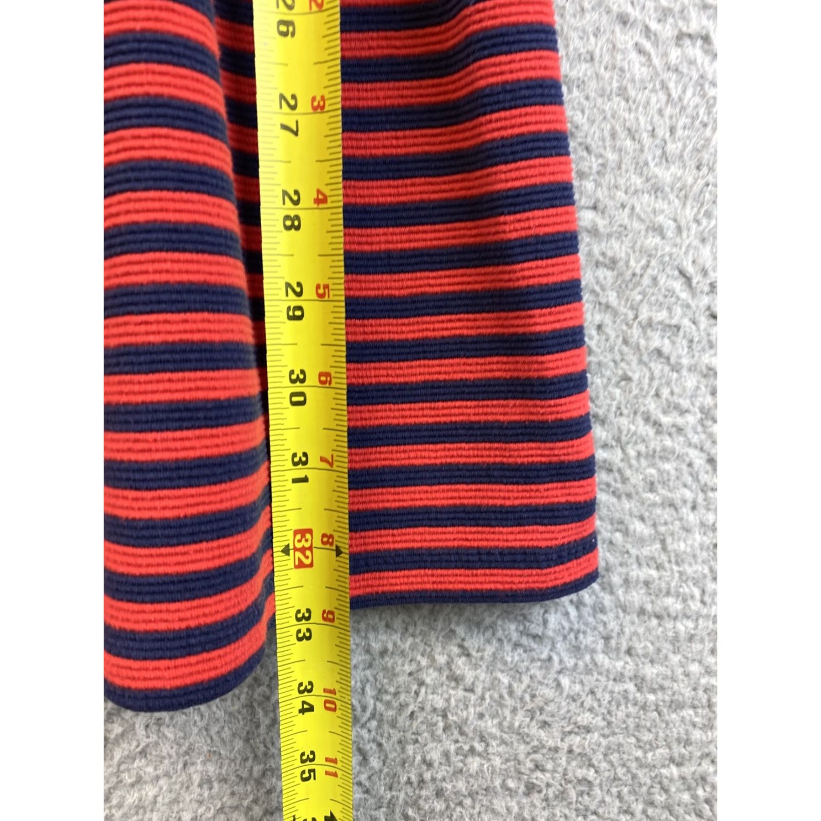 J.Crew J.CREW Dress Women's Fit & Flare Sleeveless Red Size 8 Short Short Sleeve Pleated Mini Casual Ready-to-Wear Women’s Clothing Size 30" / US 8 / IT 44 - 5 Thumbnail