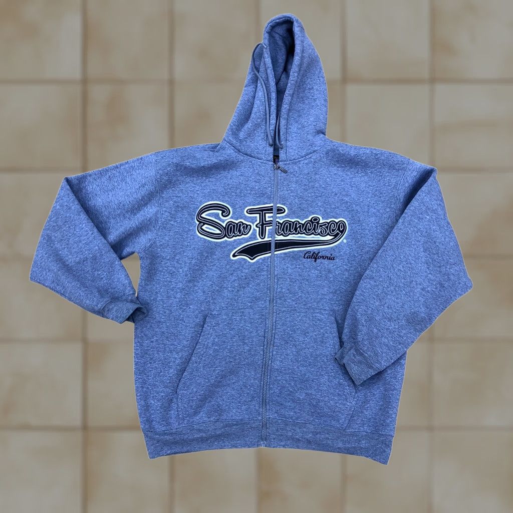 Vintage VINTAGE PAC BLUE San Francisco California Hoodie Men's XL Jacket Sweater Grey Size US XL / EU 56 / 4 - 1 Thumbnail