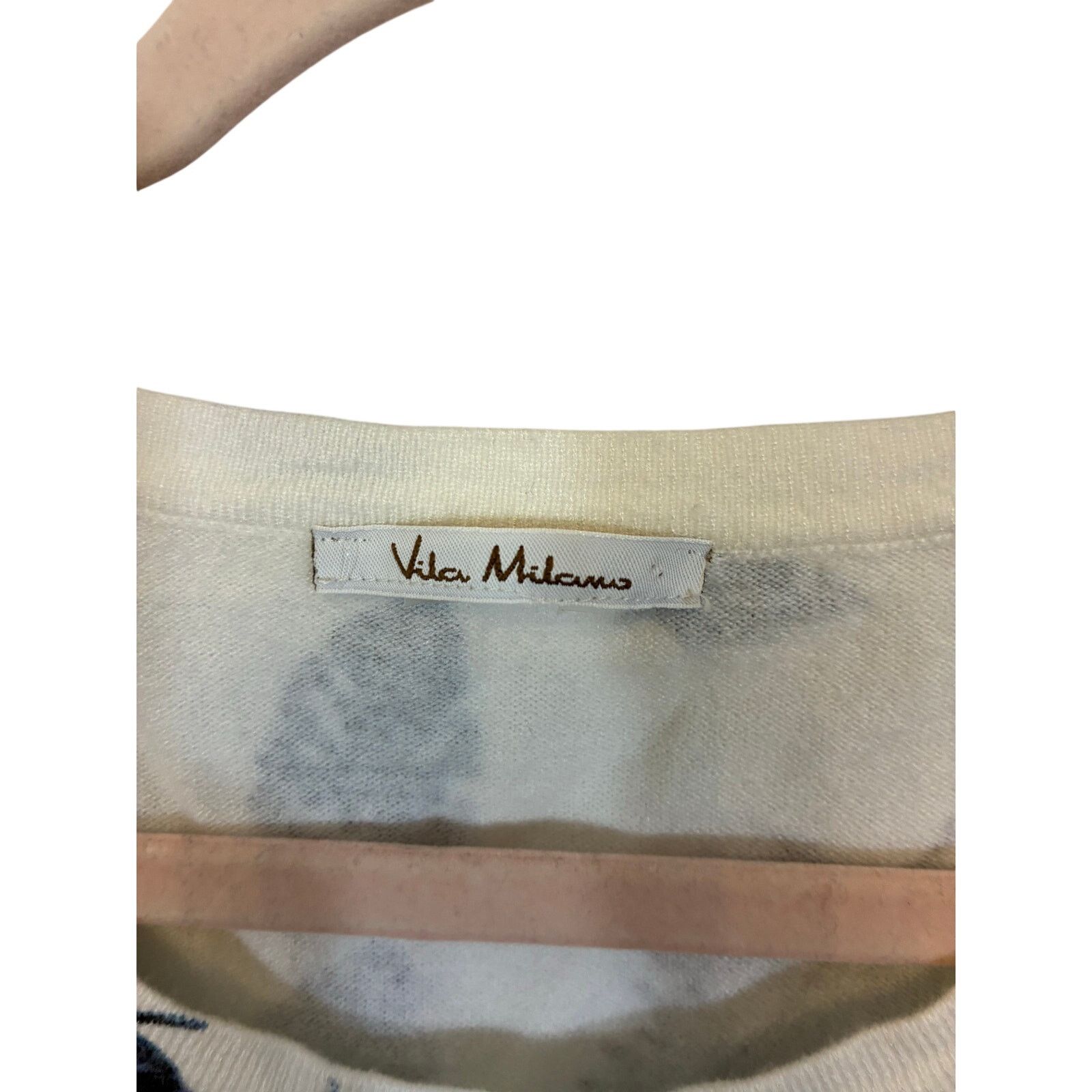 Other Vila Milano Novelty Wool Blend Sweater Leaf Women's Knit Size M / US 6-8 / IT 42-44 - 2 Thumbnail