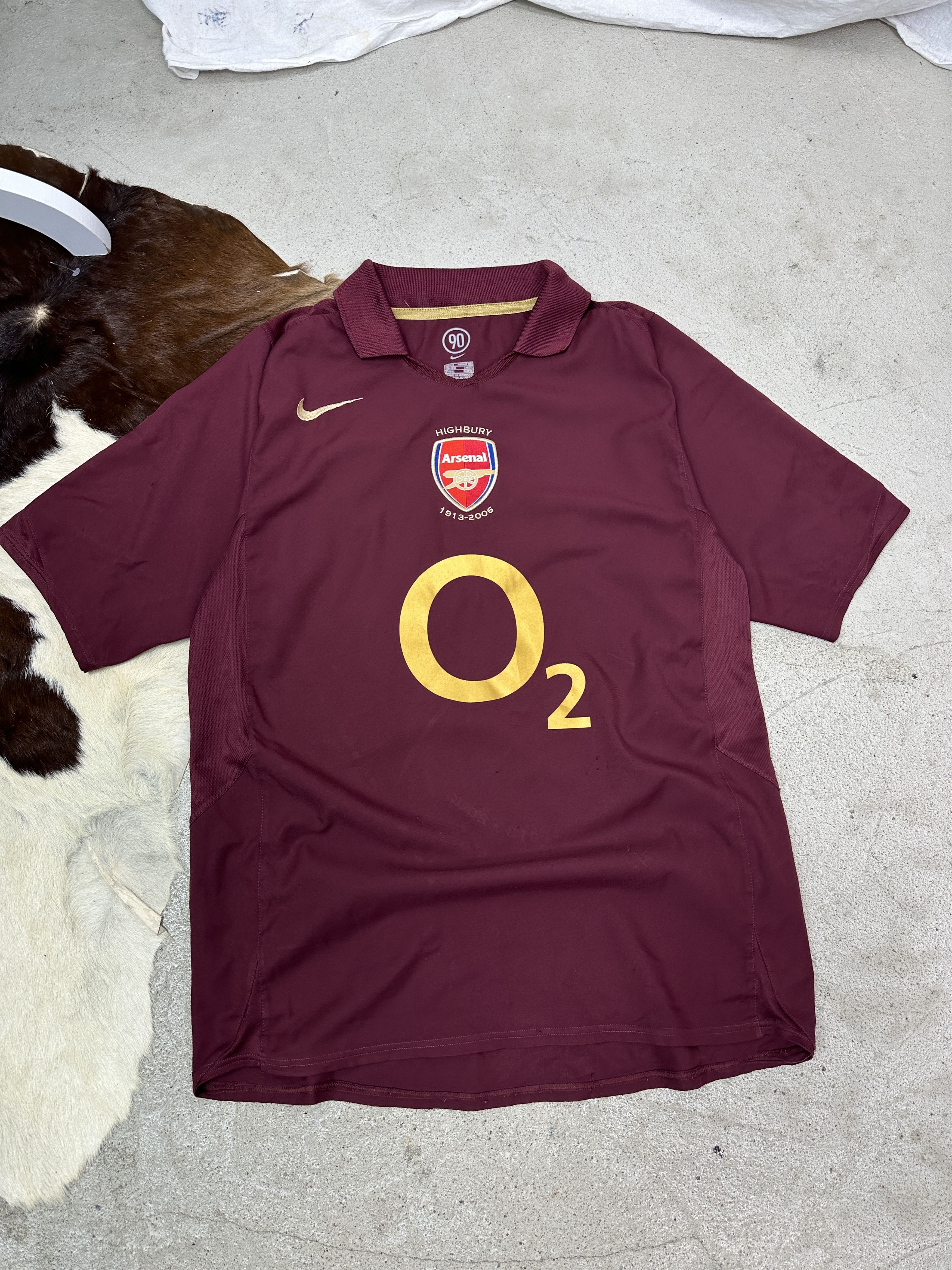 Nike Vintage Sporty Streetwear Nike Arsenal 05/06 Jersey Y2K Size US M / EU 48-50 / 2 - 1 Thumbnail