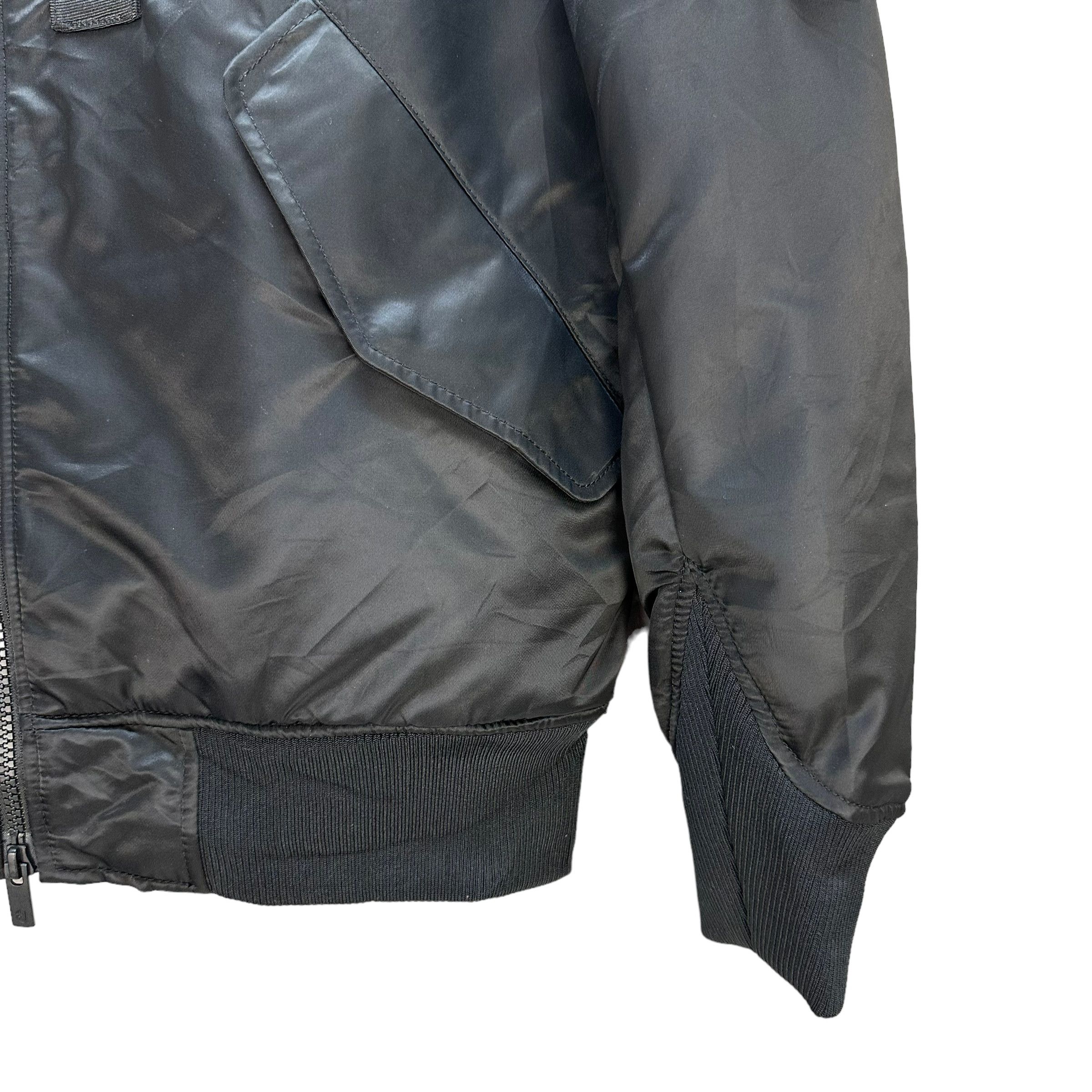 Japanese Brand +J Black Bomber Jacket #A3-0062 Size US M / EU 48-50 / 2 - 5 Thumbnail