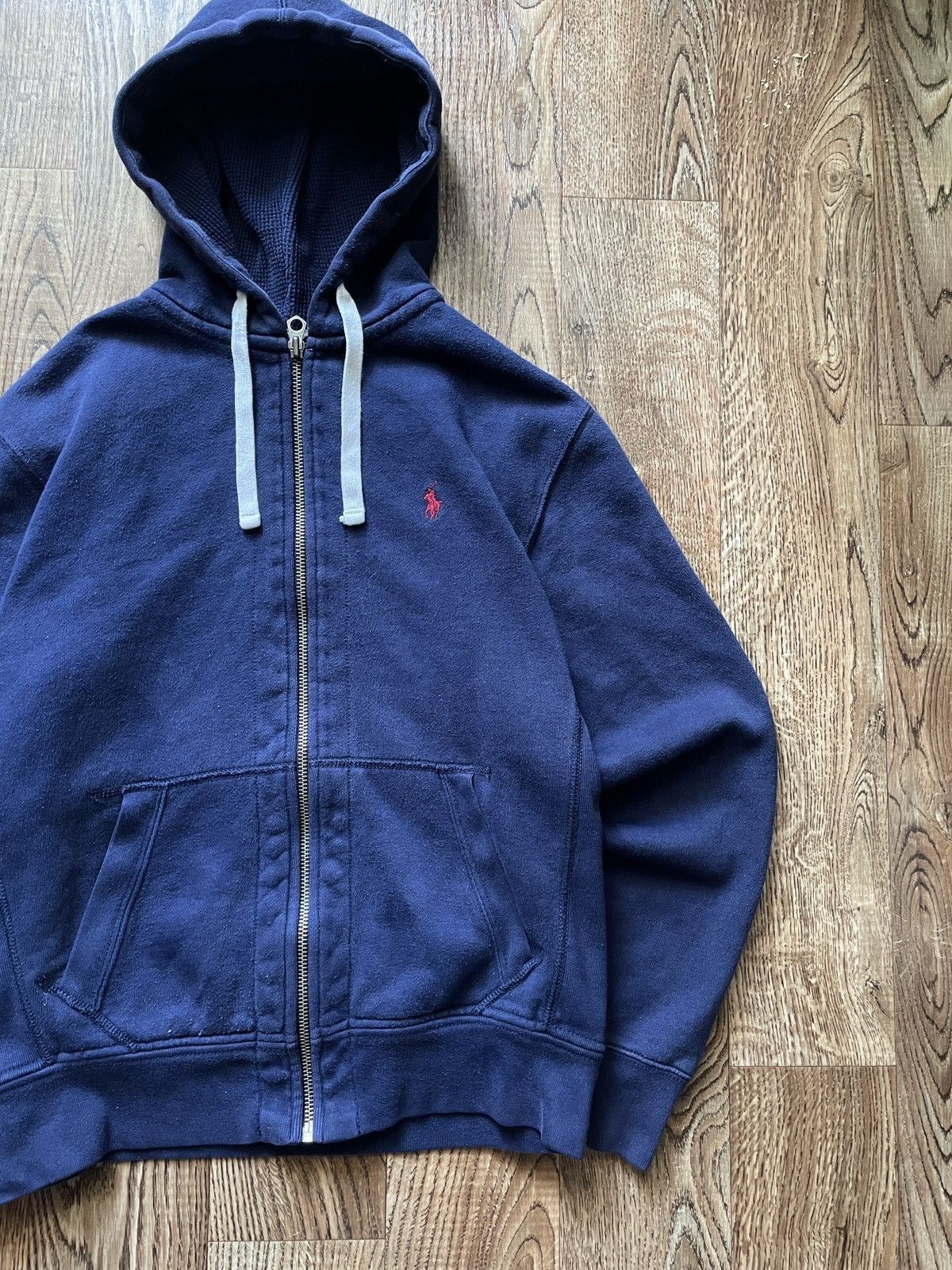 Polo Ralph Lauren Vintage Y2K Polo Ralph Lauren Zip Up Hoodie Red Pony Logo Size US M / EU 48-50 / 2 - 5 Thumbnail