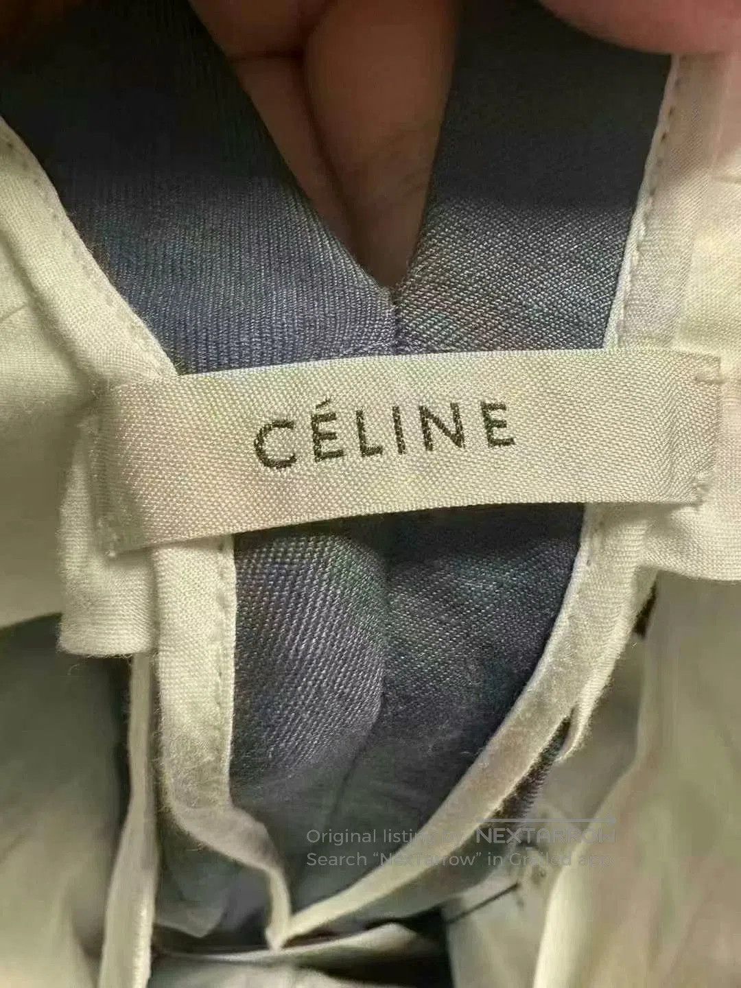 Celine celine wool wide-leg pants size 36. Size 35" - 3 Thumbnail
