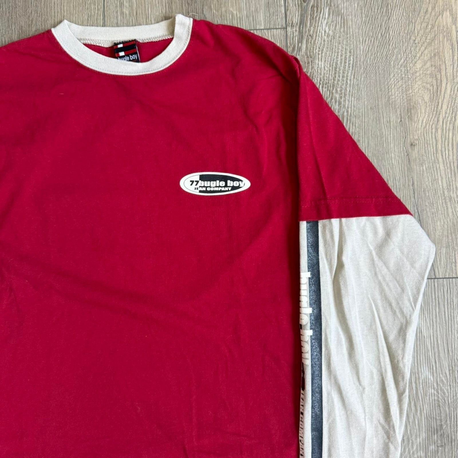 Bugle Boy Vintage 90s bugle boy double long sleeve t-shirt Size US M / EU 48-50 / 2 - 4 Thumbnail