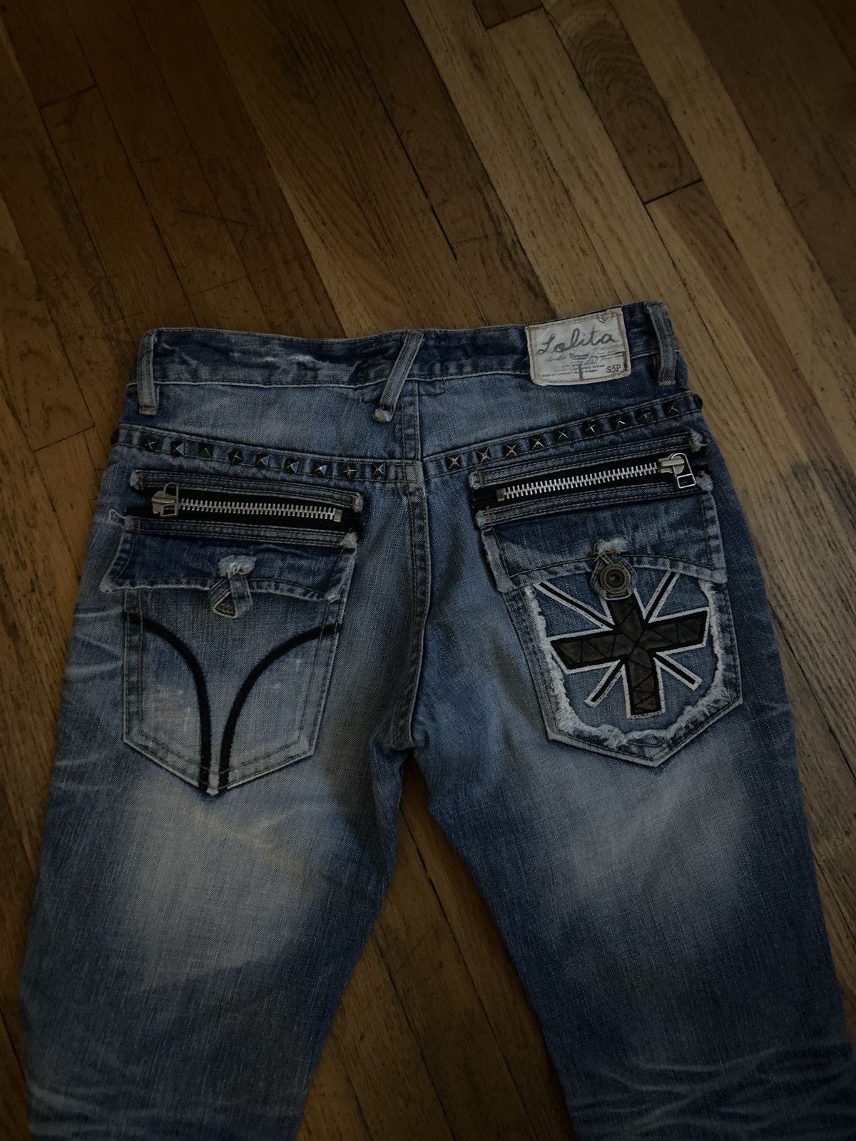 Other Vintage slim/bootcut blue jeans Size US 31 - 4 Thumbnail