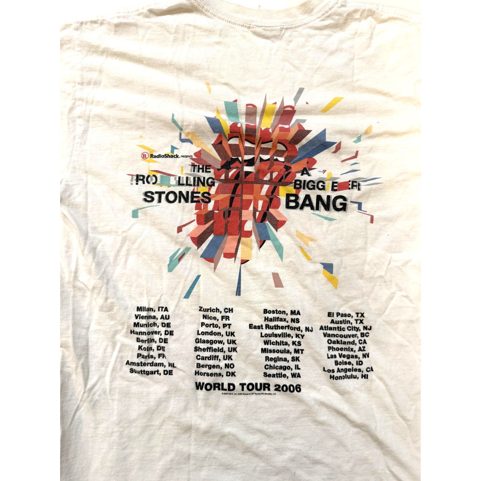 Anvil Vintgage Y2K Rolling Stones Shirt Mens MED Bigger Bang 2006 Size US M / EU 48-50 / 2 - 2 Thumbnail
