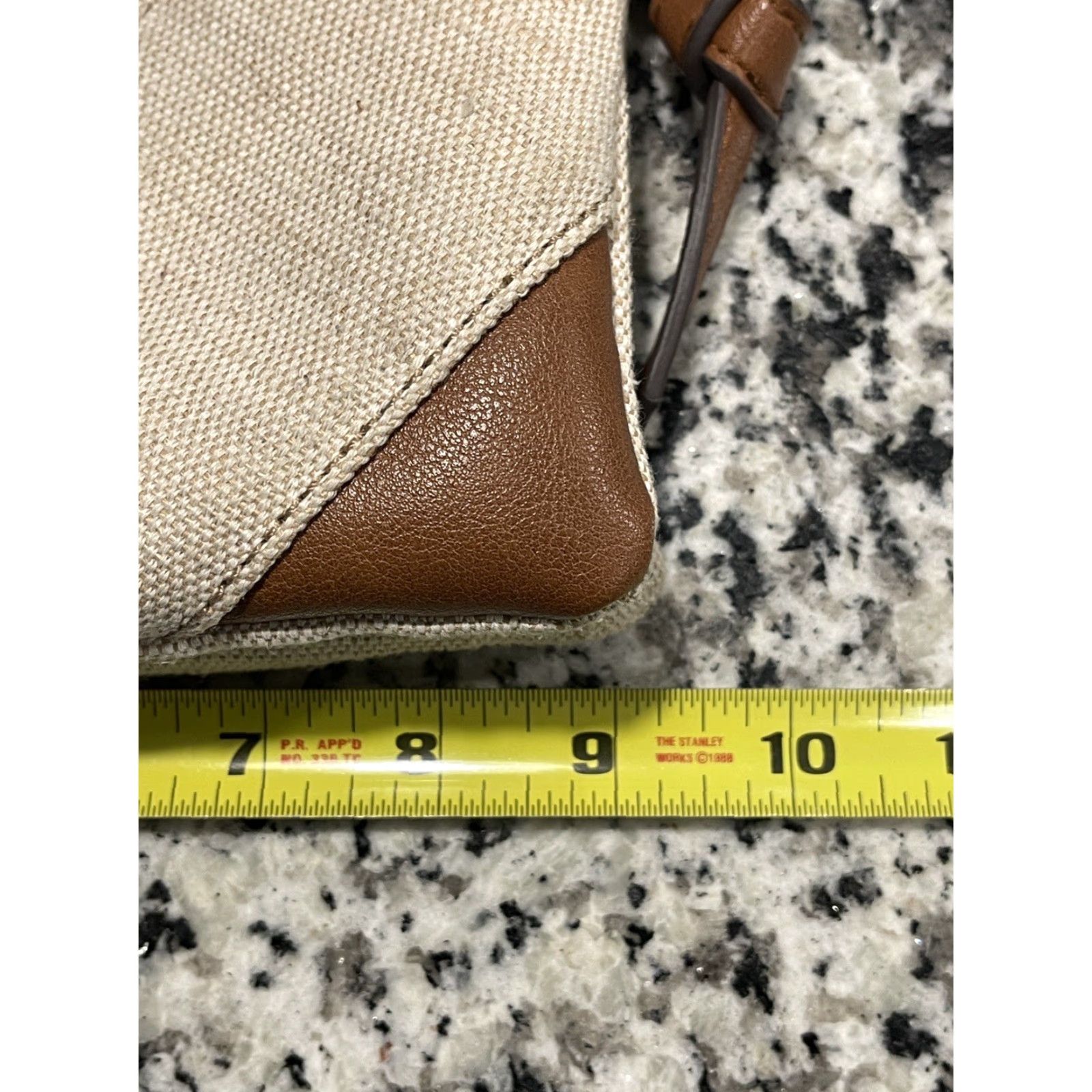 Frye Frye Patchwork Top Zip Crossbody Bag Brown Multi Womens Small Brown Multi Crossbody Patchwork Bag Size S / US 4 / IT 40 - 3 Thumbnail