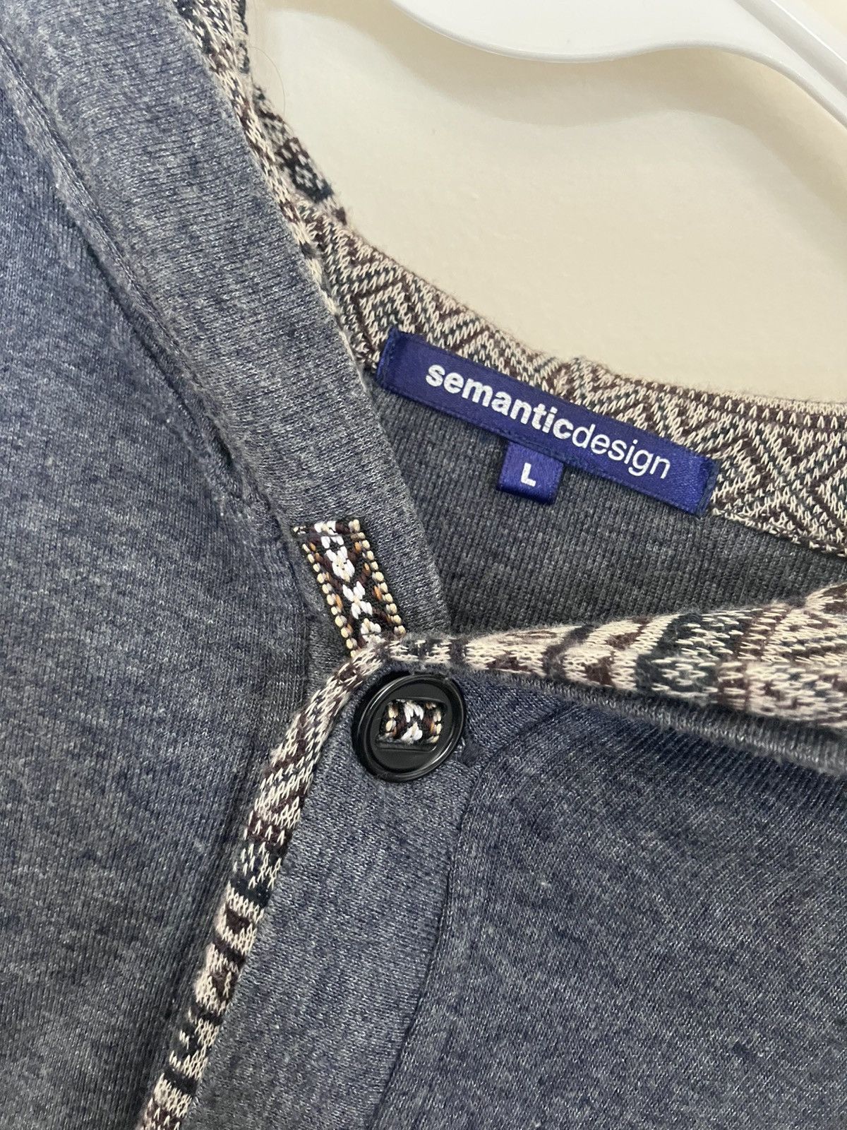 semanticdesign Semanticdesign Half-Sleeve Knit Lined Hoodie Size US M / EU 48-50 / 2 - 3 Thumbnail