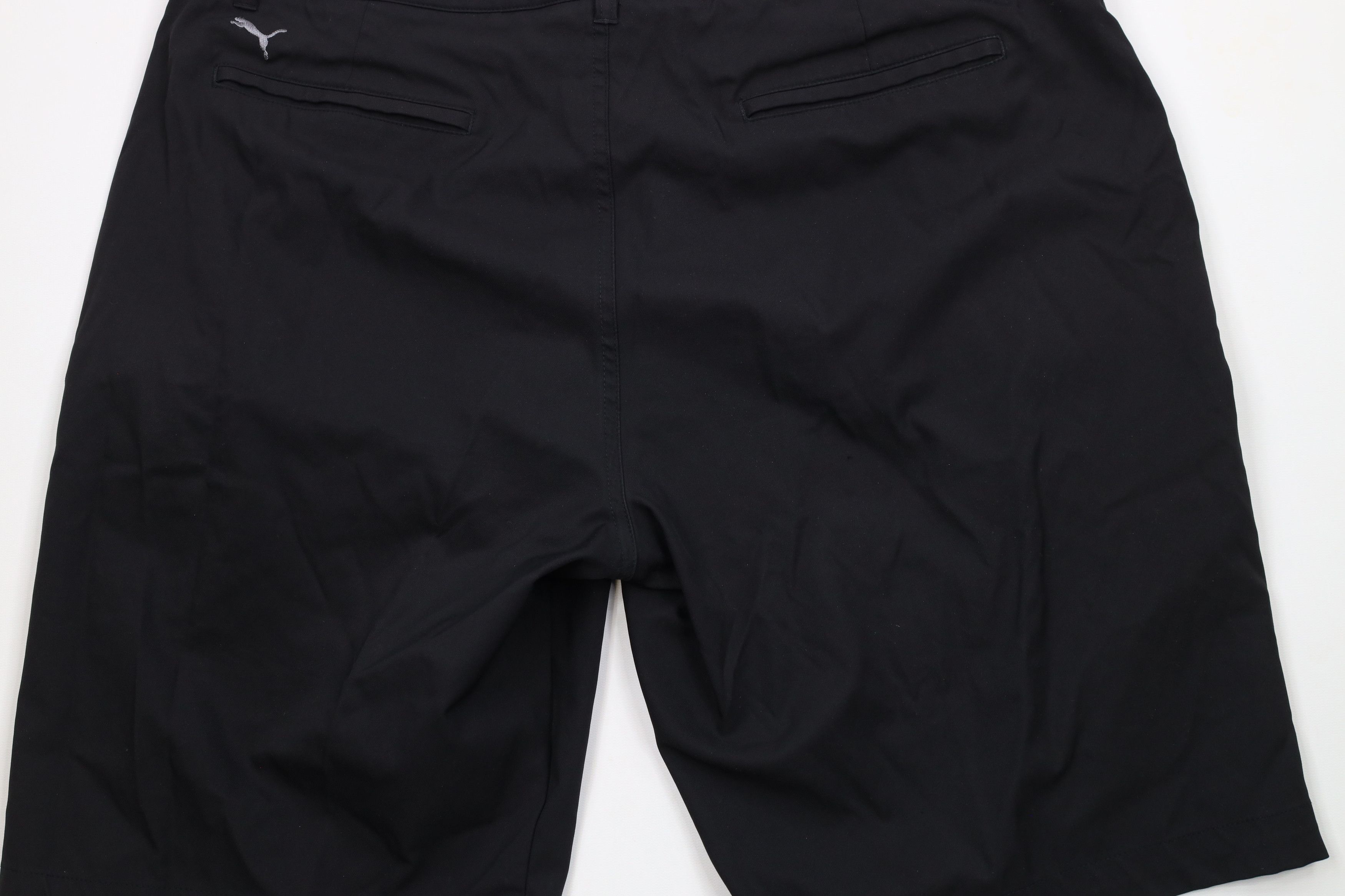 Puma × Vintage Puma Golf Cell Flat Front Golfing Golf Chino Shorts Black Size US 40 / EU 56 - 12 Thumbnail