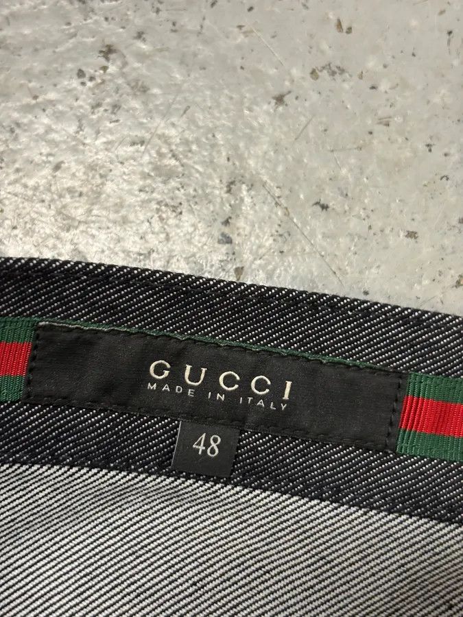 Gucci AW2009 Gucci Grey Denim Signature Jeans by Frida Giannini Size US 32 / EU 48 - 10 Thumbnail