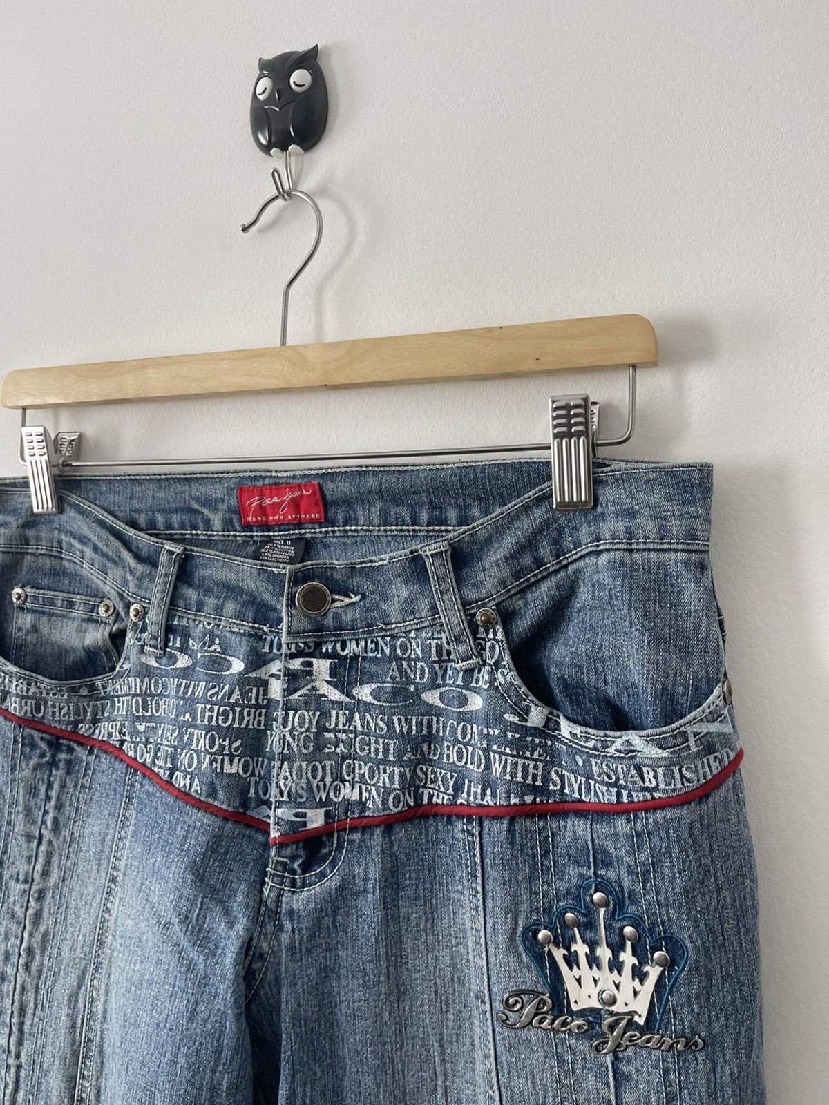 Vintage Rare Vintage PACO JEANS Flare Bootcut Denim Hip Hop Style Size US 30 / EU 46 - 7 Thumbnail