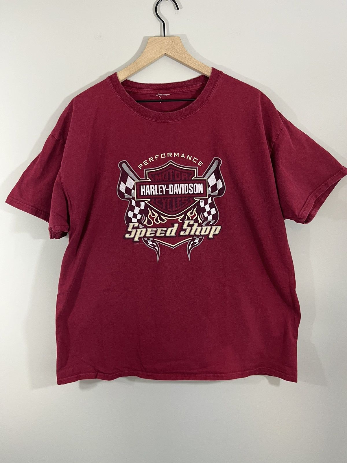 Harley Davidson Faded Harley Davidson Distressed 2000s Tee Size US XL / EU 56 / 4 - 2 Thumbnail