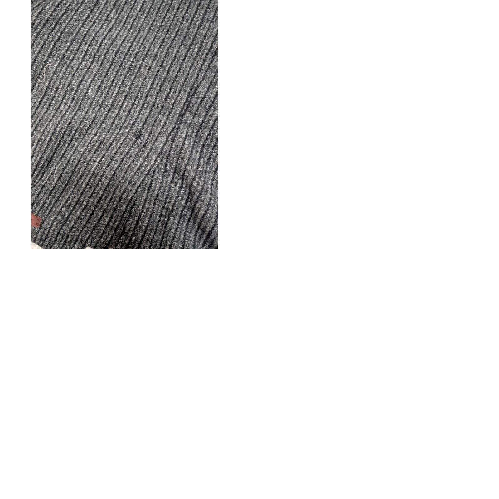 Vintage VINTAGE Penney's Blazer Shirt Mens 40S Gray Striped Wool Distressed 1900s 40S Wool Blend Three-Button Peak Lapel Size 40R - 9 Thumbnail