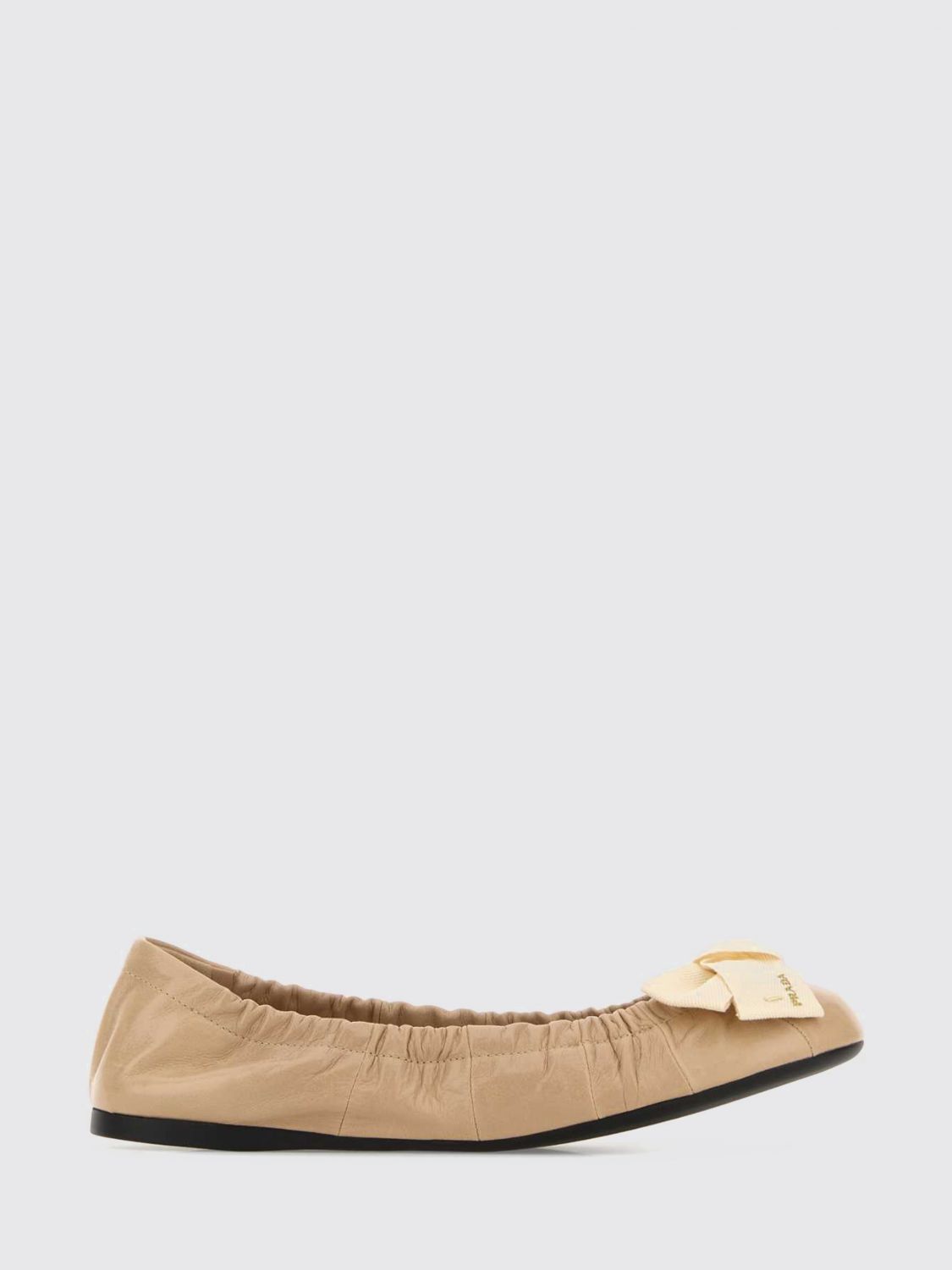 Prada Prada Ballet Flat Woman Sand Size US 11 / IT 41 - 1 Preview