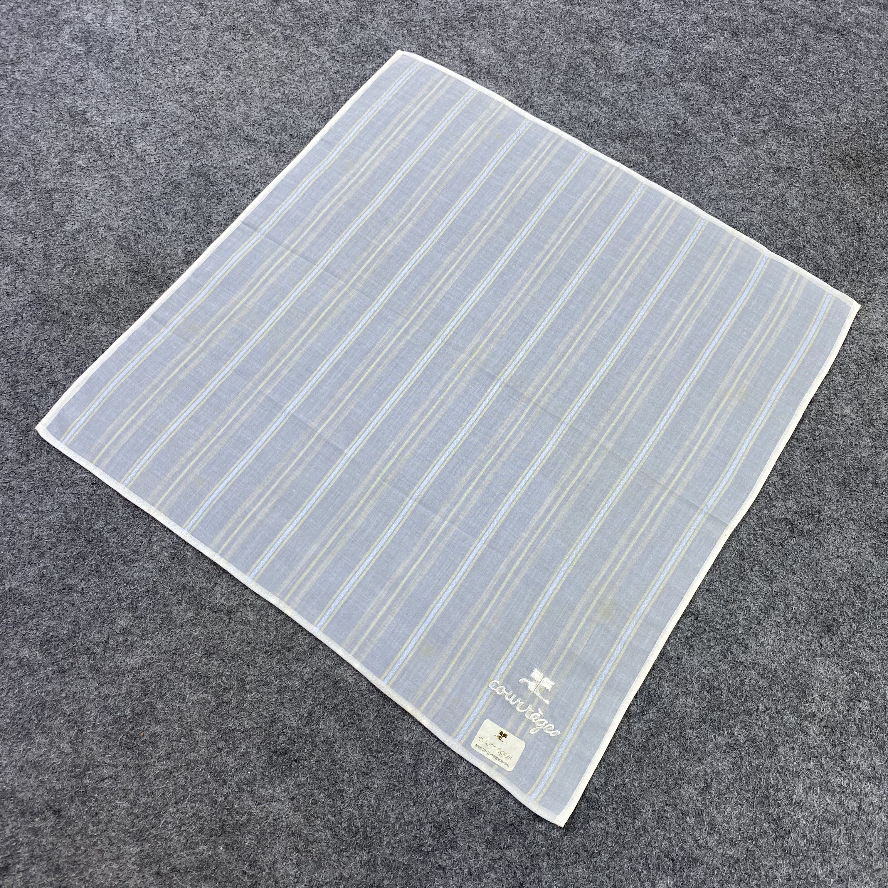 Courreges Courreges Handkerchief / Bandana / Neckerchief-B1553 Size ONE SIZE - 4 Thumbnail