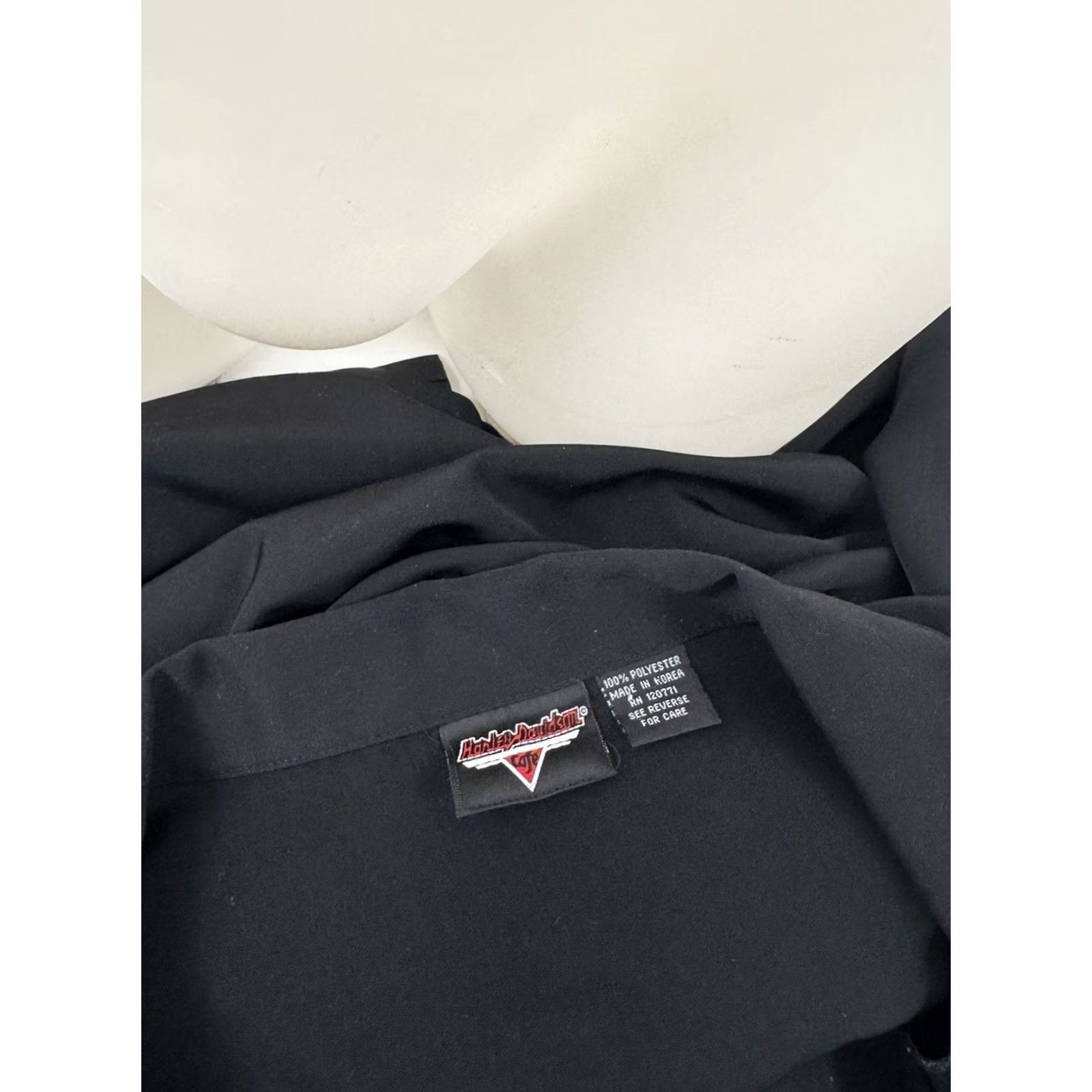 Harley Davidson Harley-Davidson Shirt 5XL Black / Orange Embroidered Biker Cafe Las Vegas Button-Up Short Sleeve Mens Included Size: 5XL Women? No Girls? No Size US XXL / EU 58 / 5 - 3 Thumbnail