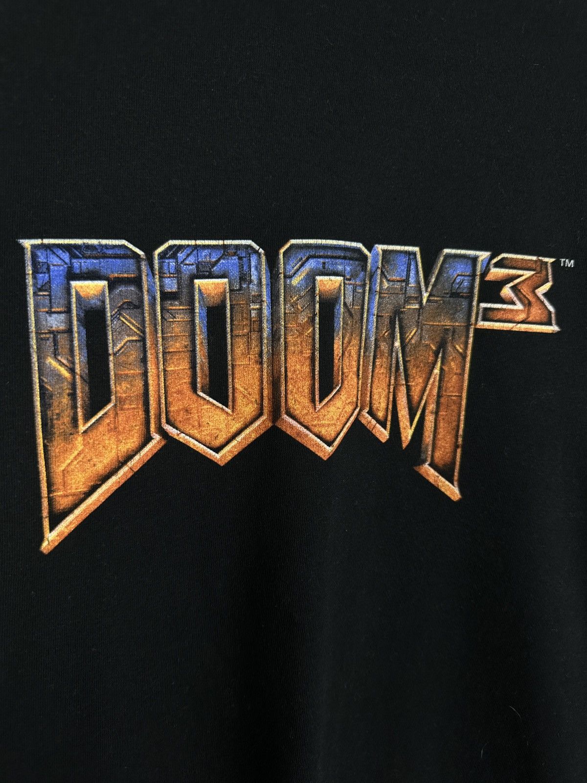 Vintage 2004 Vintage Doom 3 Video Game Promo Graphic T Shirt Tee Size US M / EU 48-50 / 2 - 5 Thumbnail