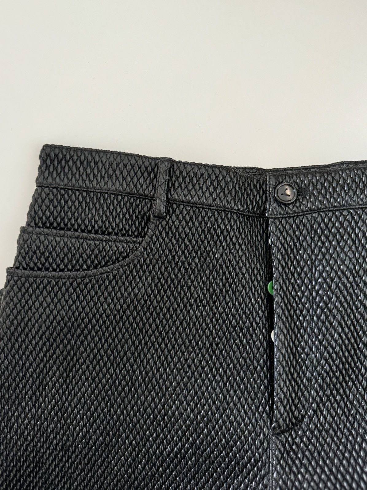 Bottega Veneta Bottega Veneta Intrecciato Leather Pants Size US 36 / EU 52 - 6 Thumbnail