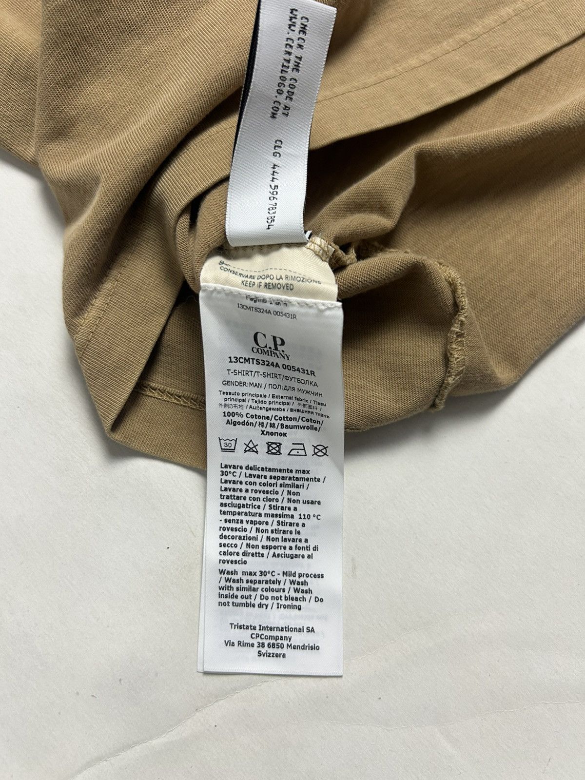 C.P. Company C.P. Company Resist Dyed Printed T-Shirt Size US S / EU 44-46 / 1 - 5 Thumbnail